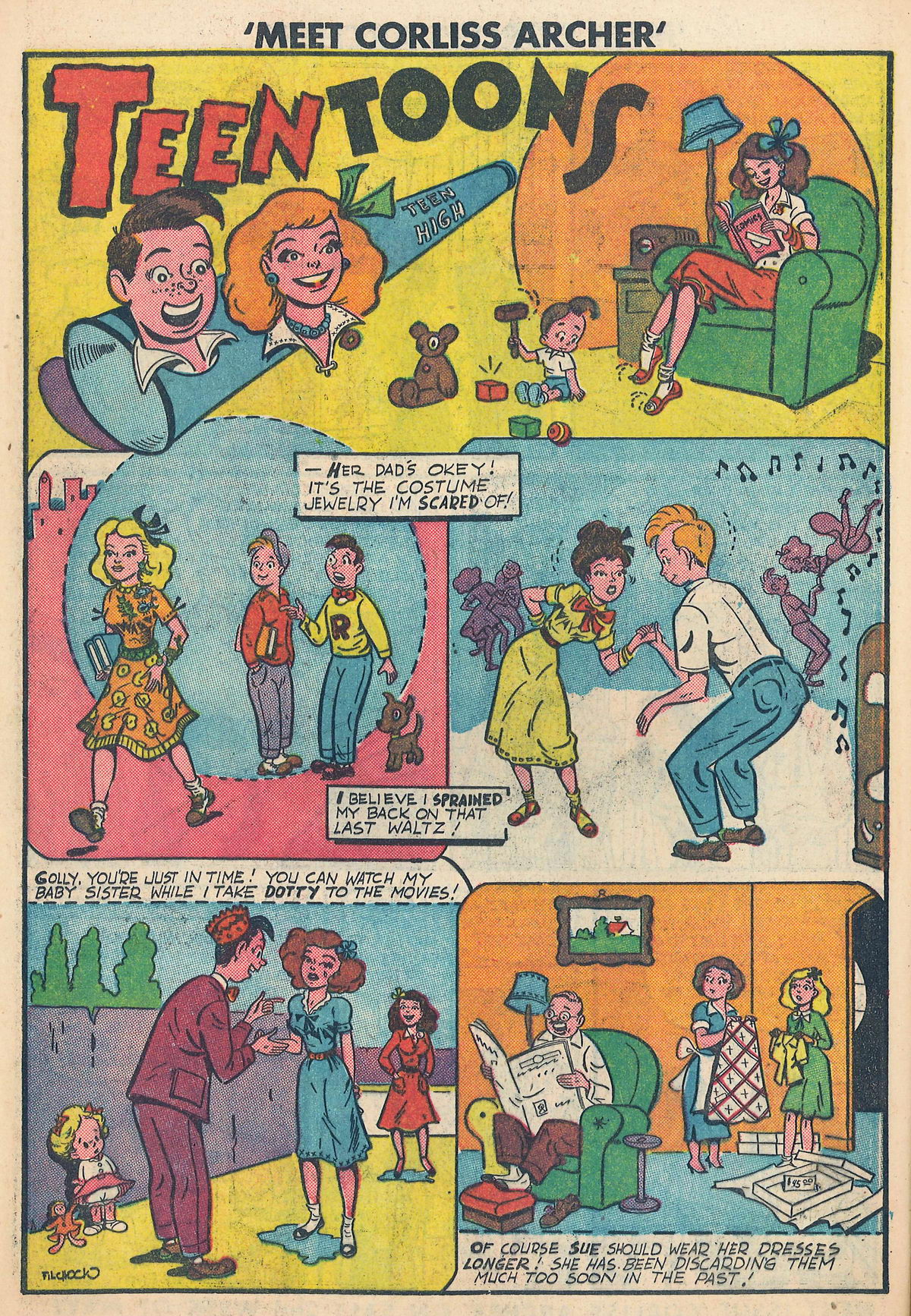 Read online Meet Corliss Archer comic -  Issue #2 - 28