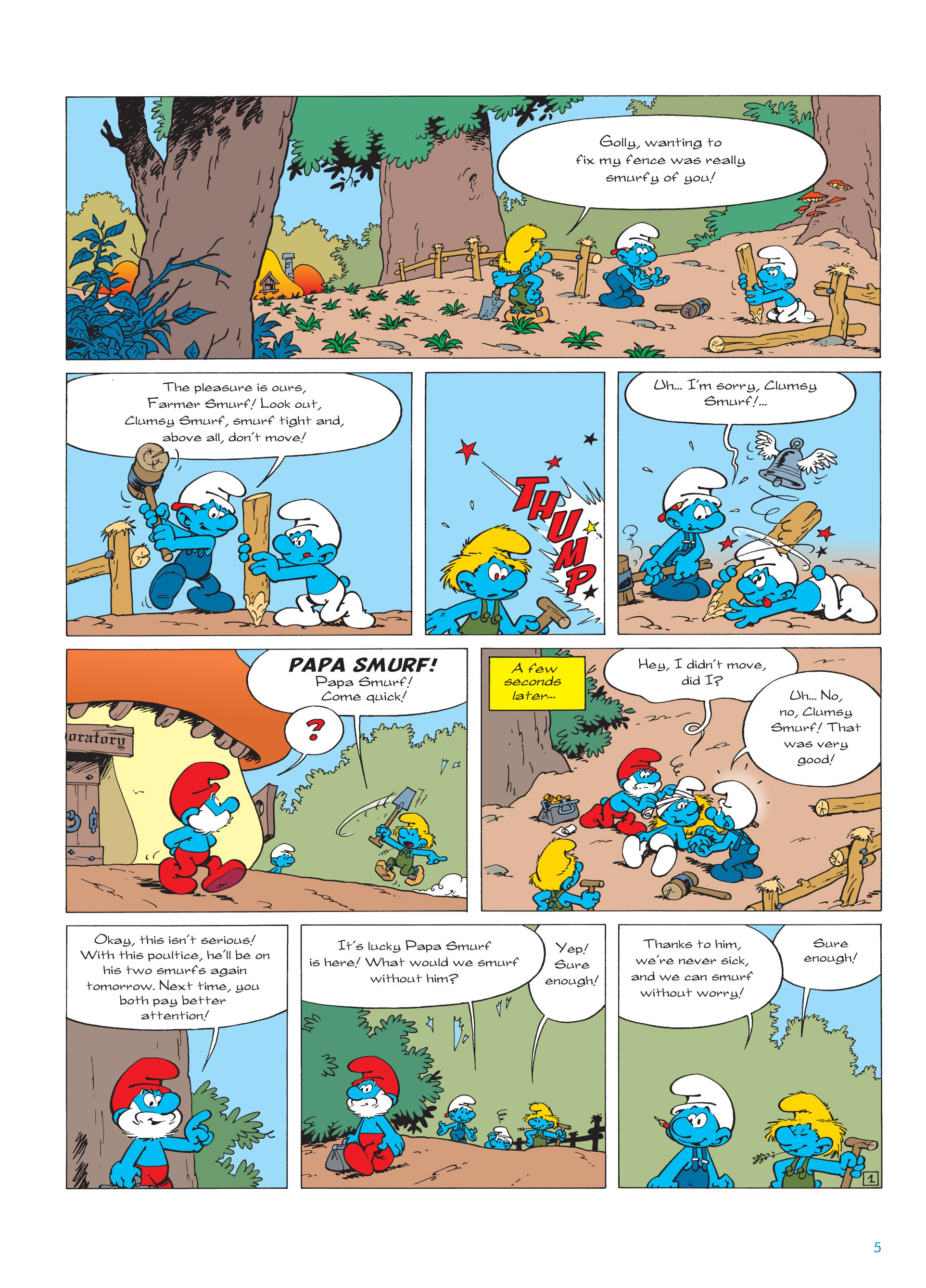 Read online The Smurfs comic -  Issue #20 - 5