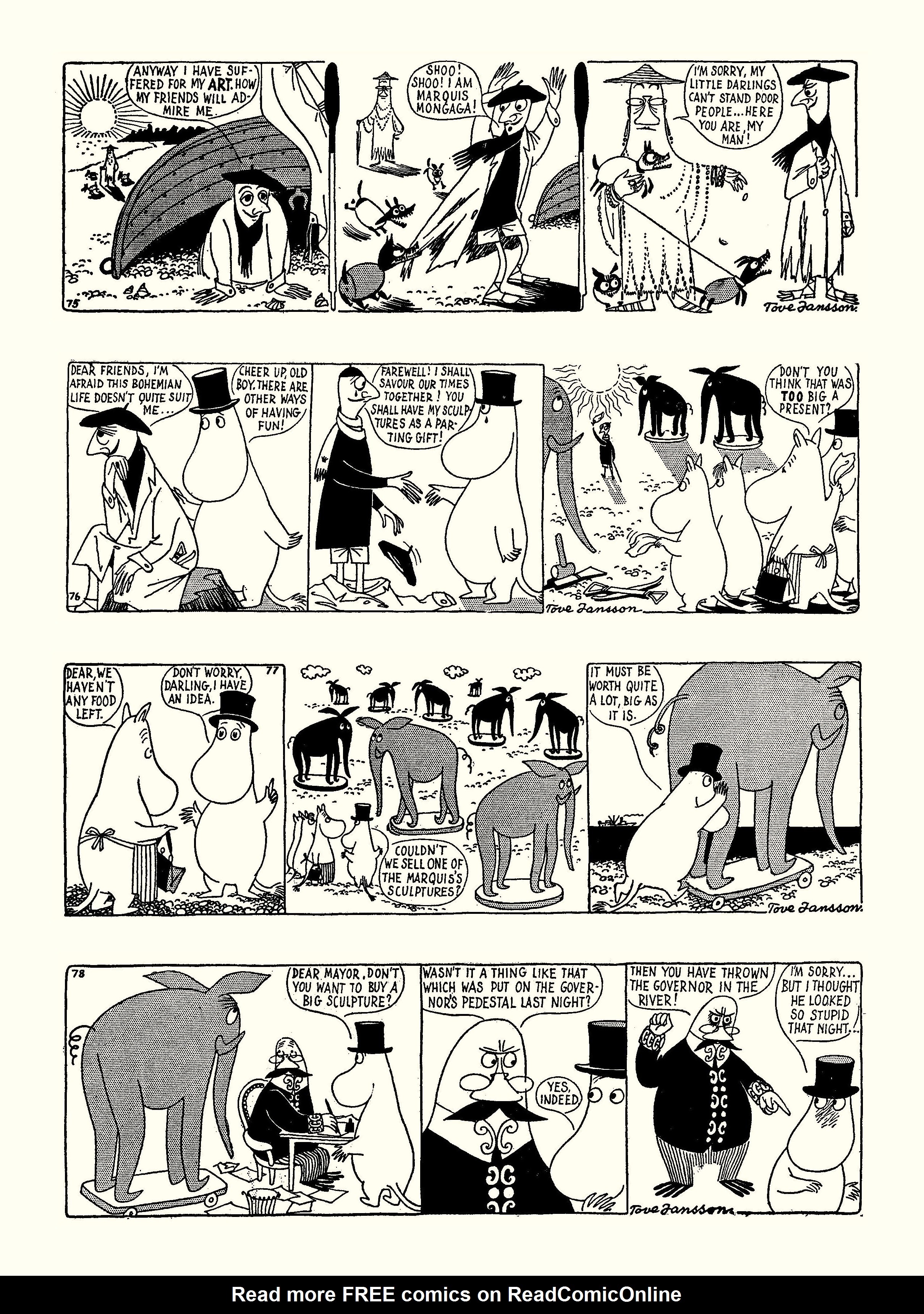 Read online Moomin: The Complete Tove Jansson Comic Strip comic -  Issue # TPB 1 - 67