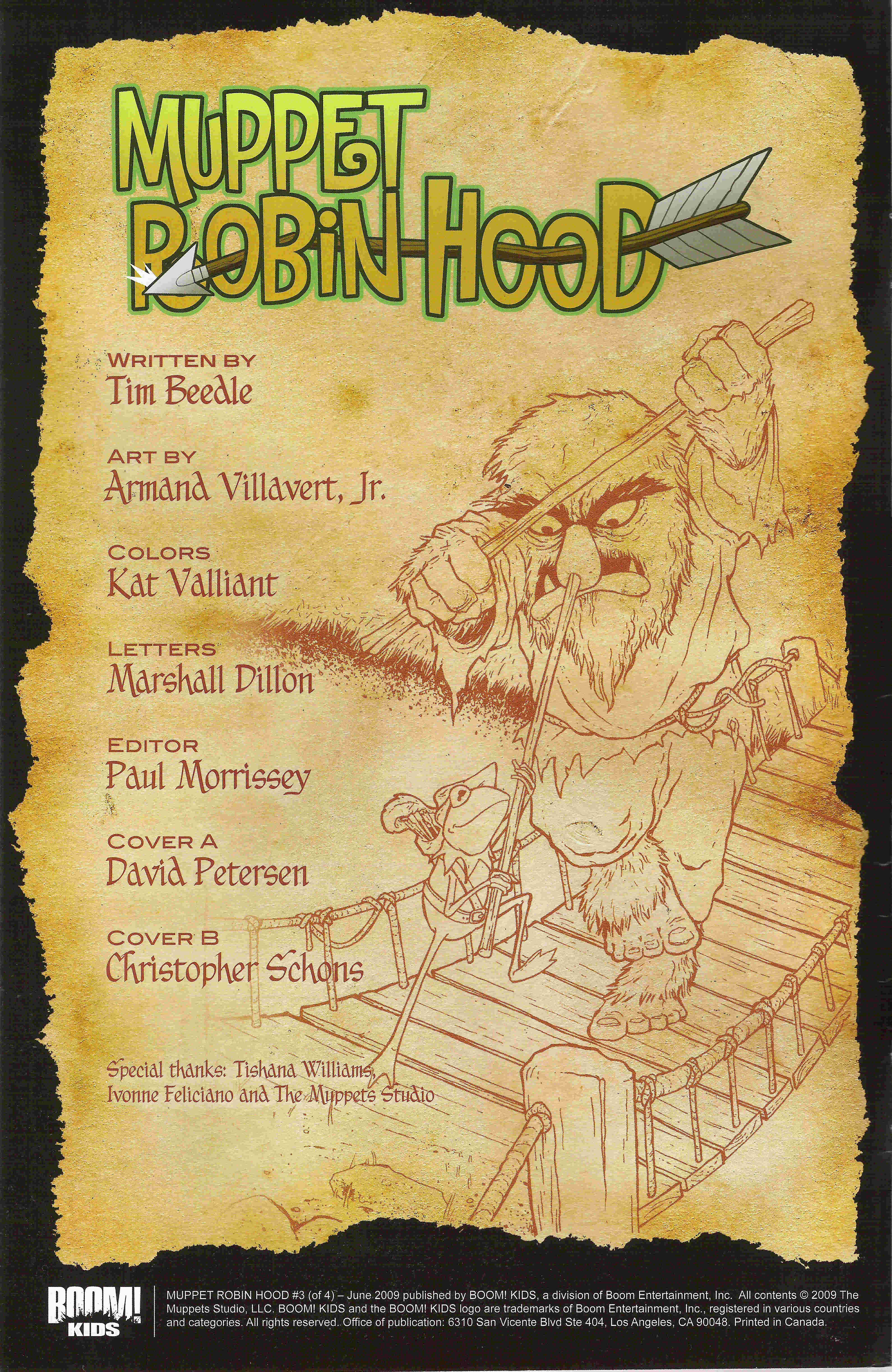 Read online Muppet Robin Hood comic -  Issue #3 - 3