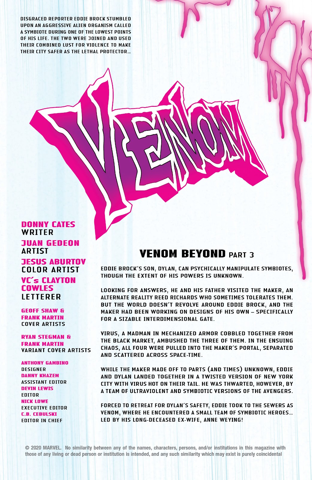 Venom (2018) issue 28 - Page 3