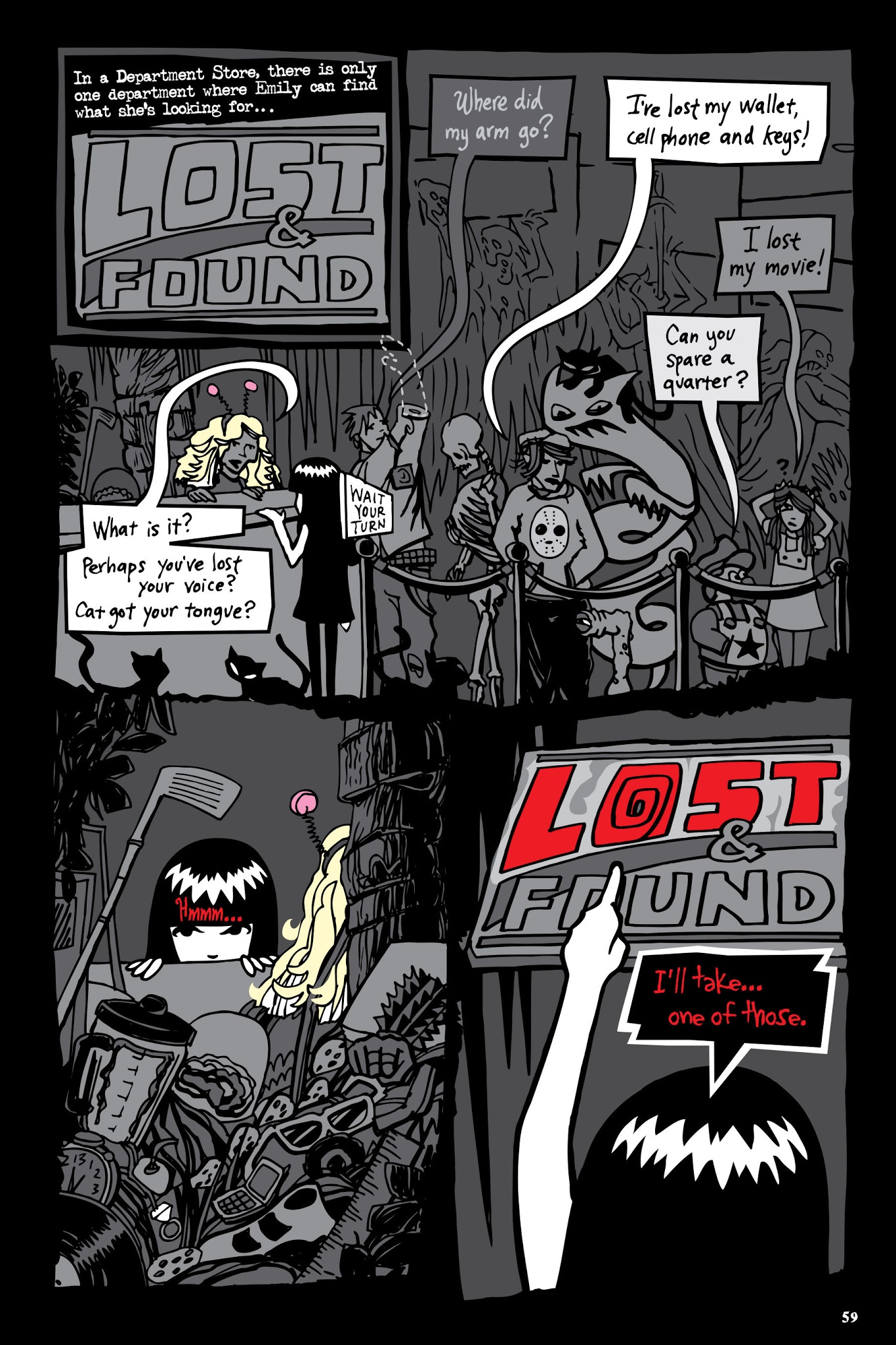 Read online The Complete Emily The Strange: All Things Strange comic -  Issue # TPB - 57