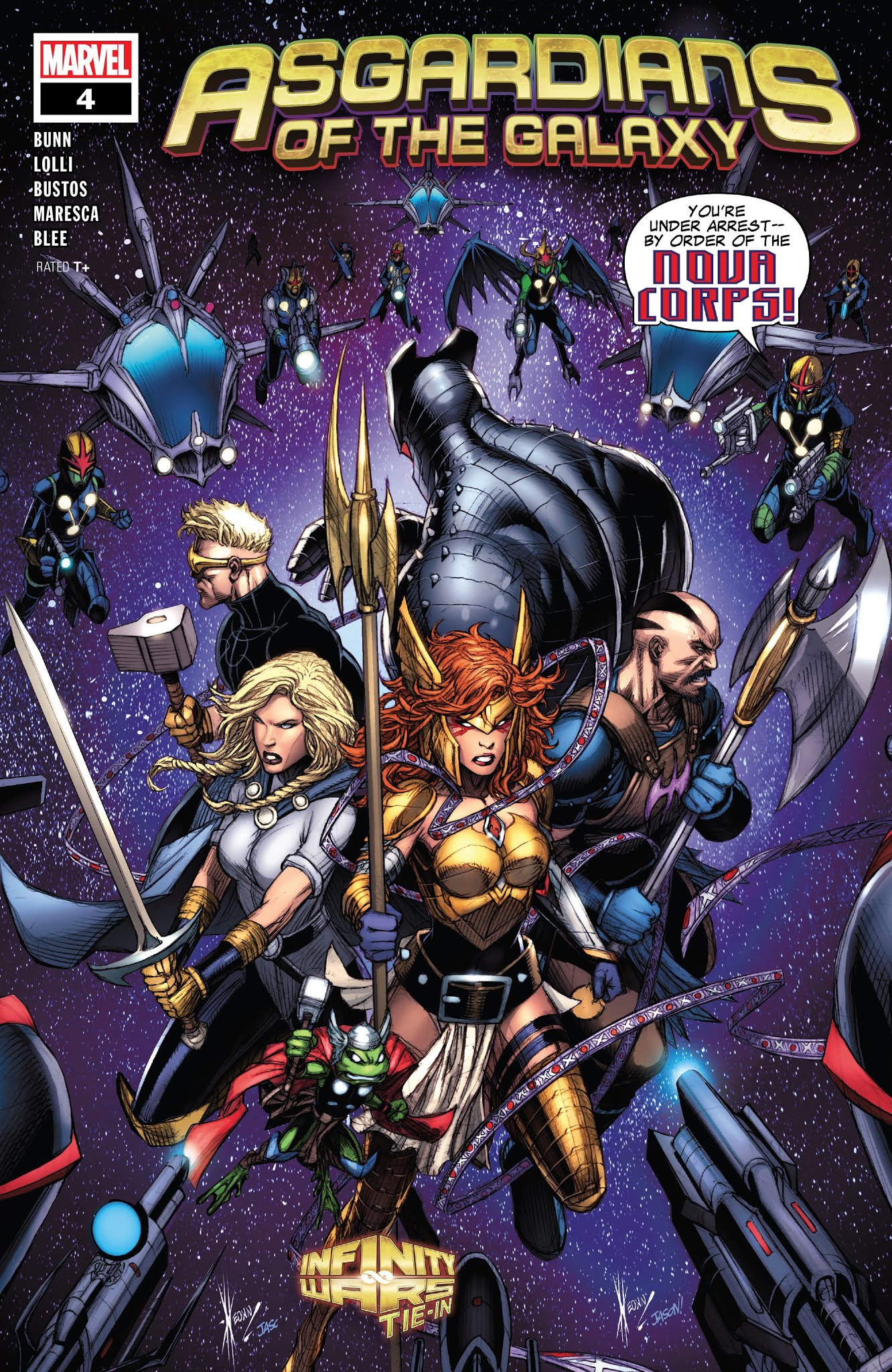 Read online Asgardians of the Galaxy comic -  Issue #4 - 1