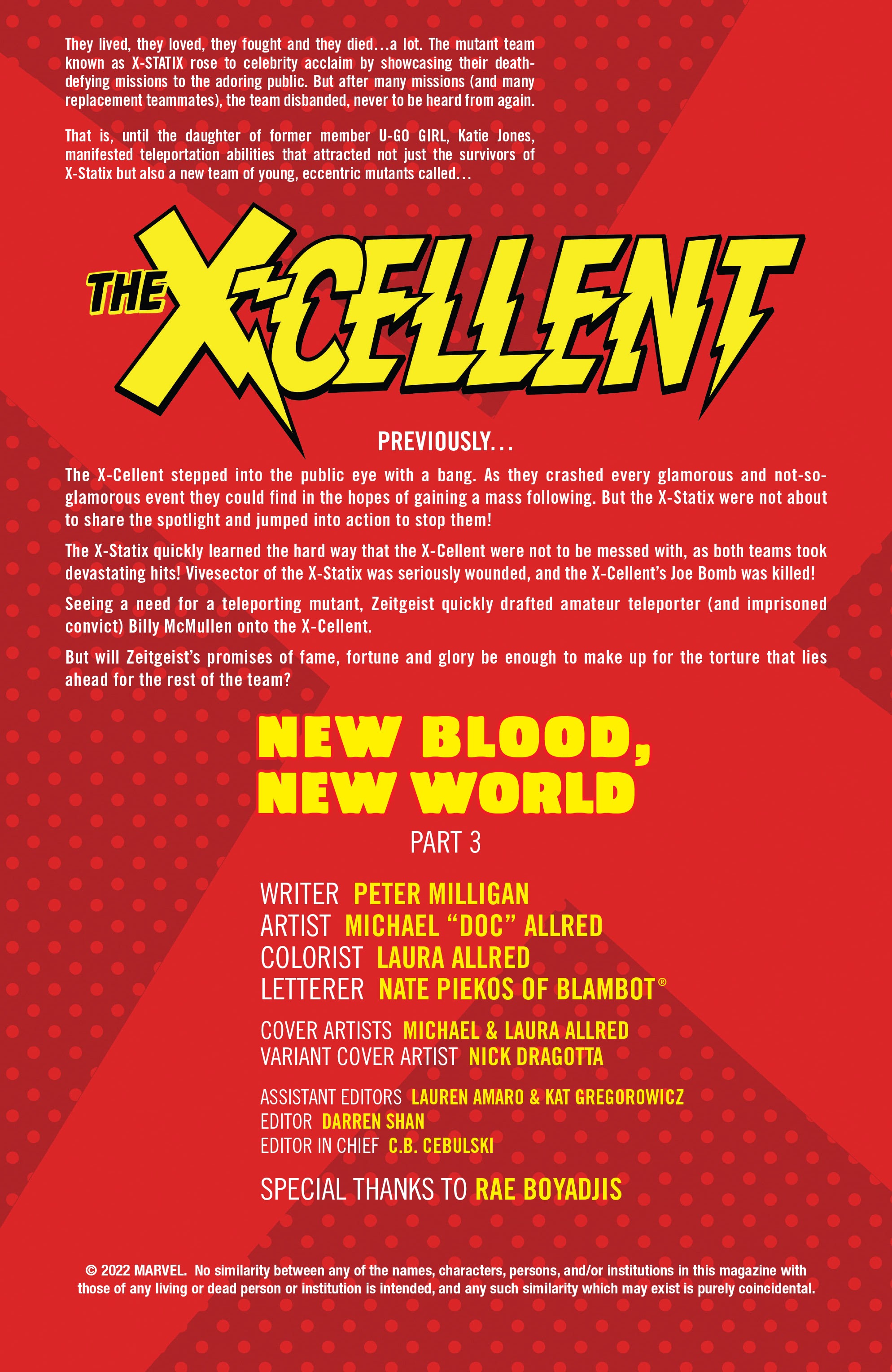 Read online X-Cellent comic -  Issue #3 - 2