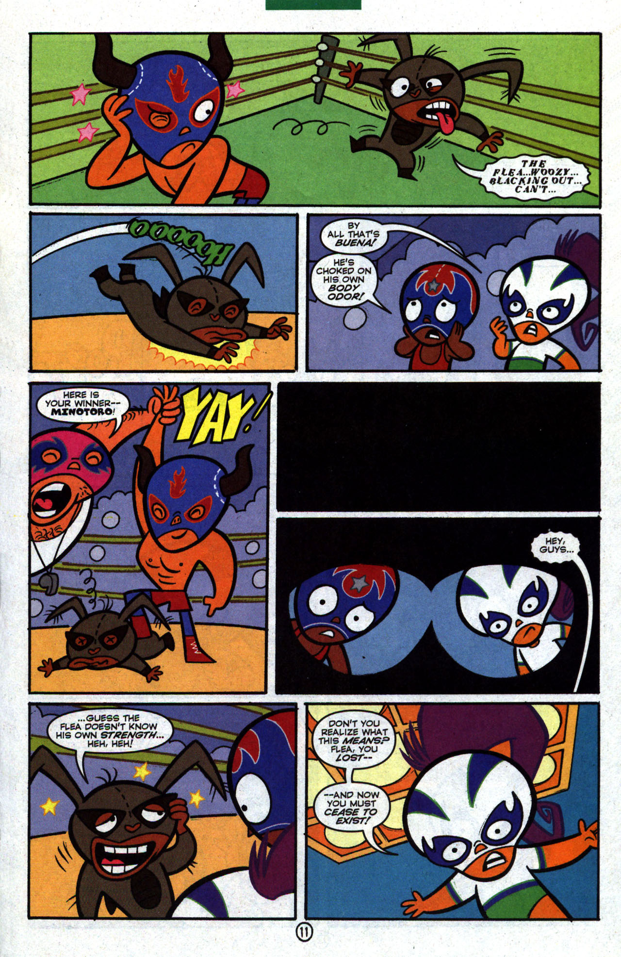 Read online Mucha Lucha comic -  Issue #3 - 12