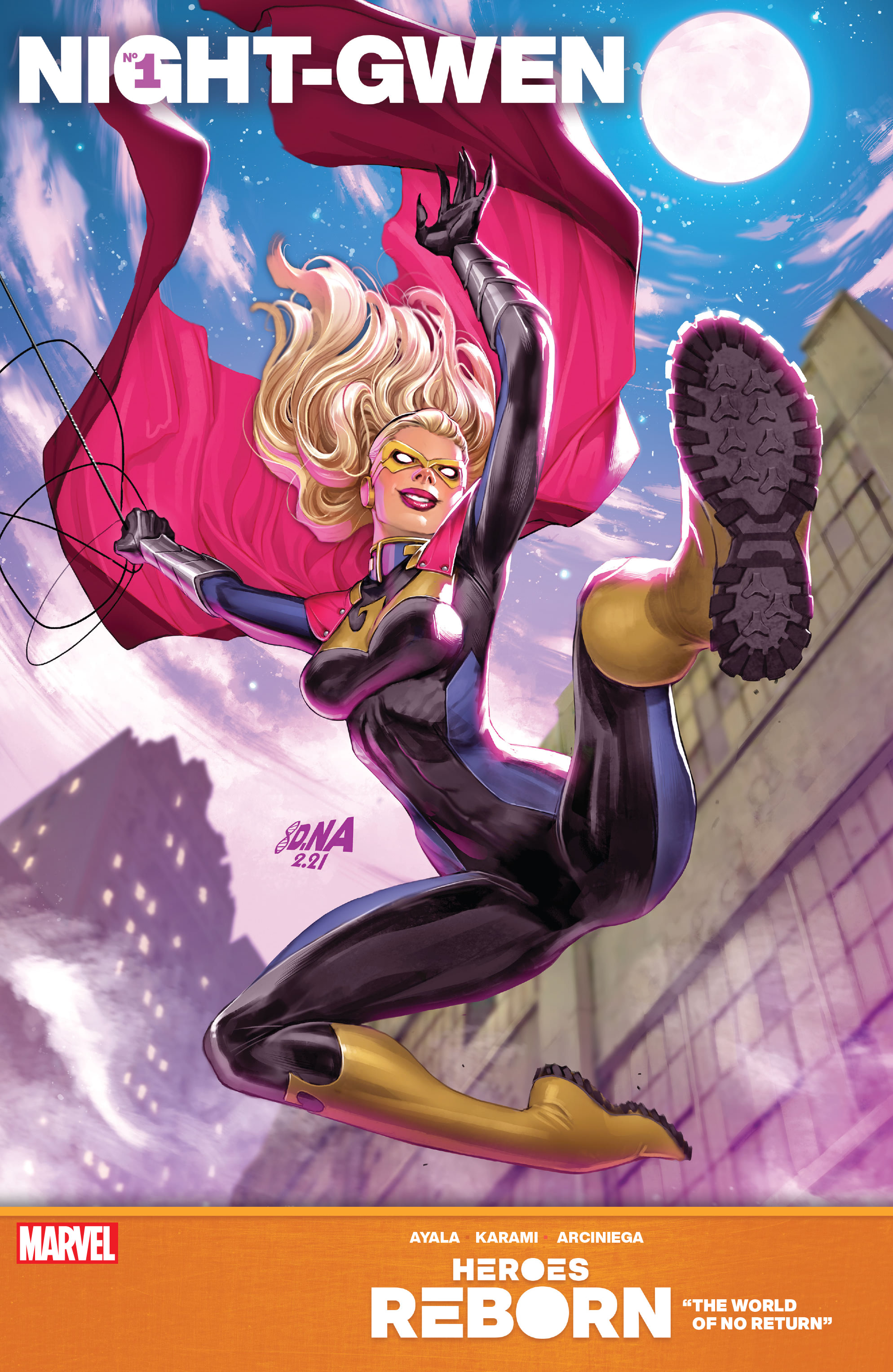 Read online Heroes Reborn: One-Shots comic -  Issue # Night-Gwen - 1