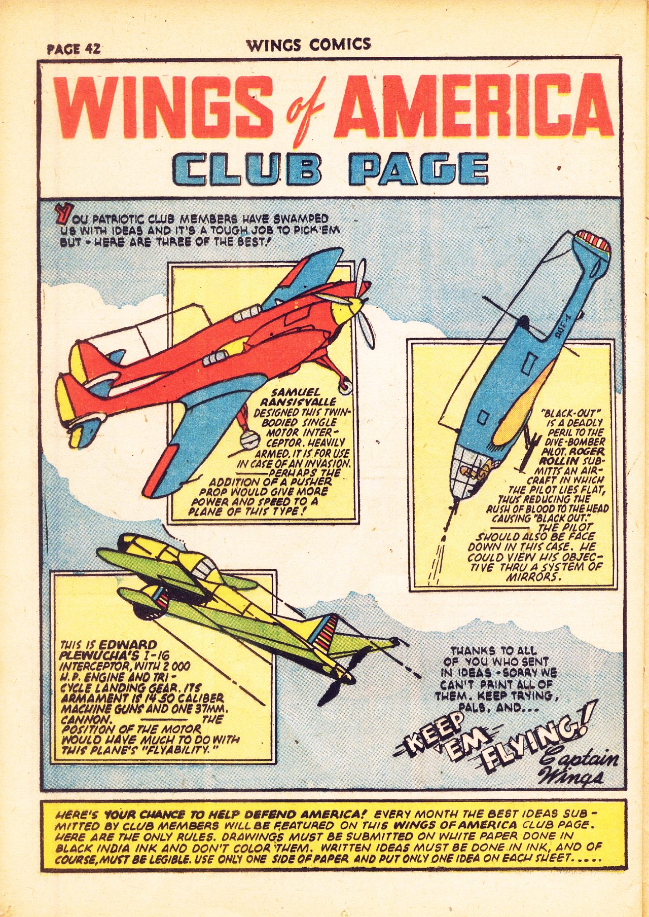 Read online Wings Comics comic -  Issue #20 - 44
