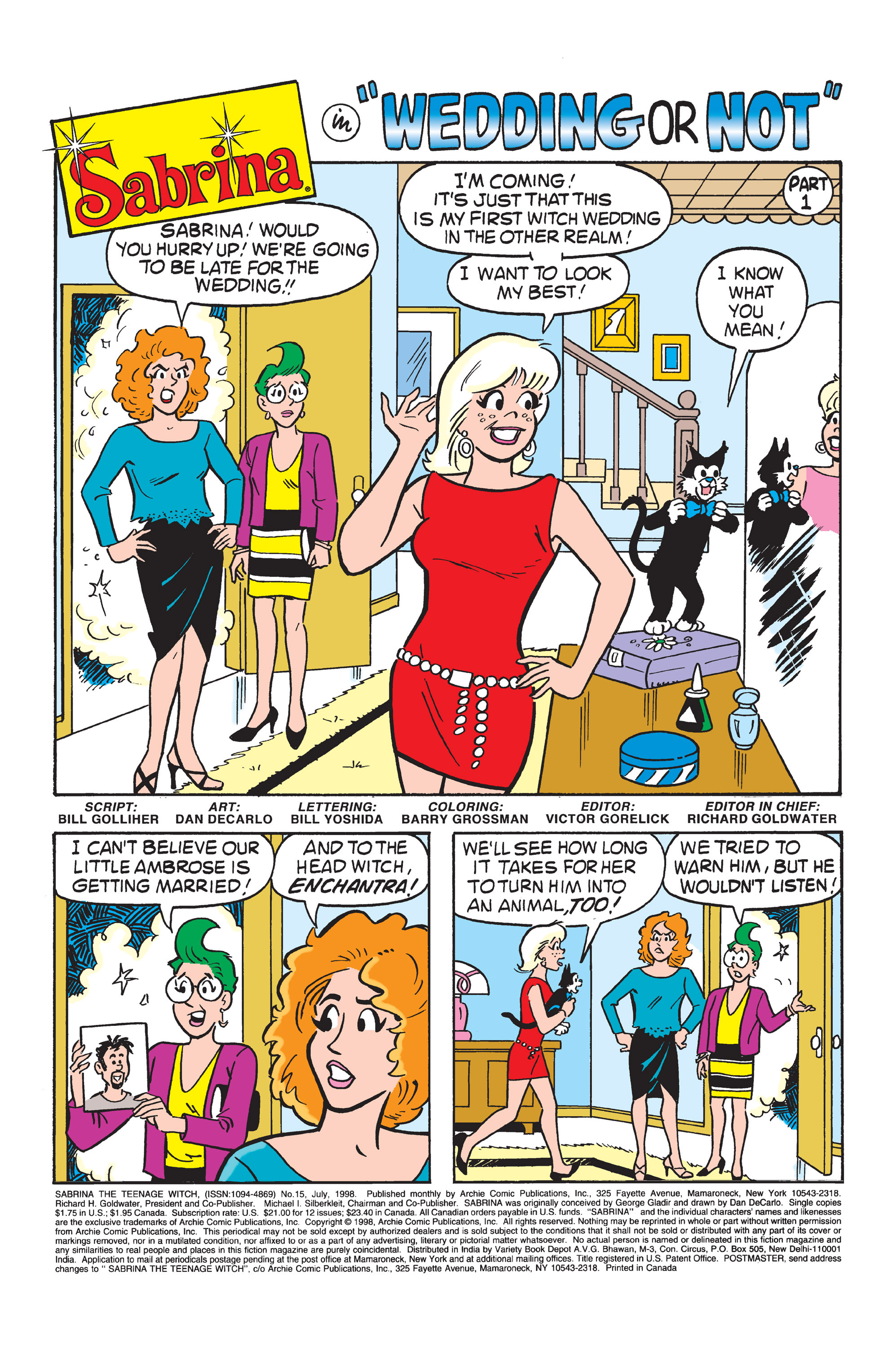 Read online Sabrina the Teenage Witch (1997) comic -  Issue #15 - 2