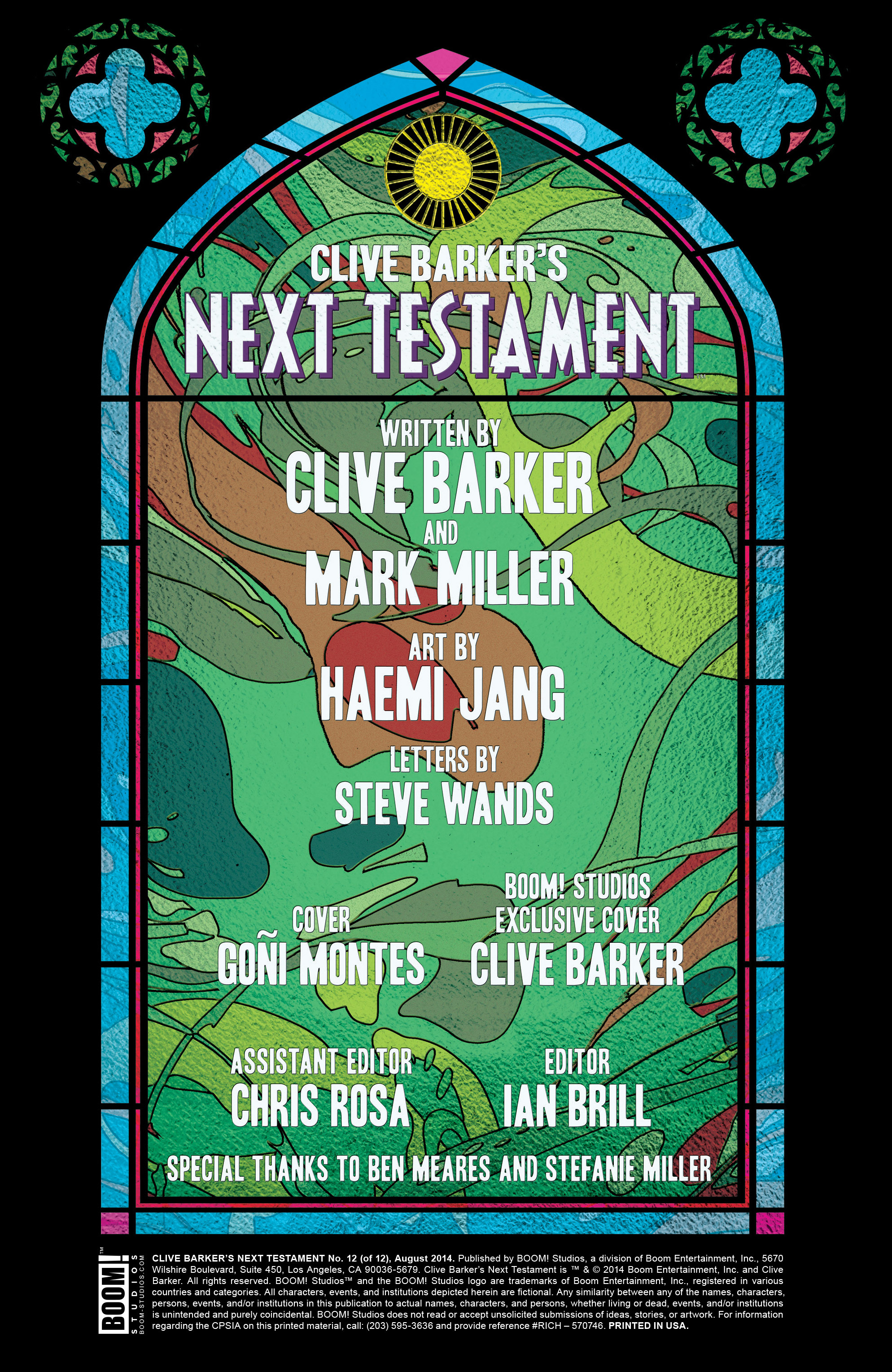 Read online Clive Barker's Next Testament comic -  Issue #12 - 4