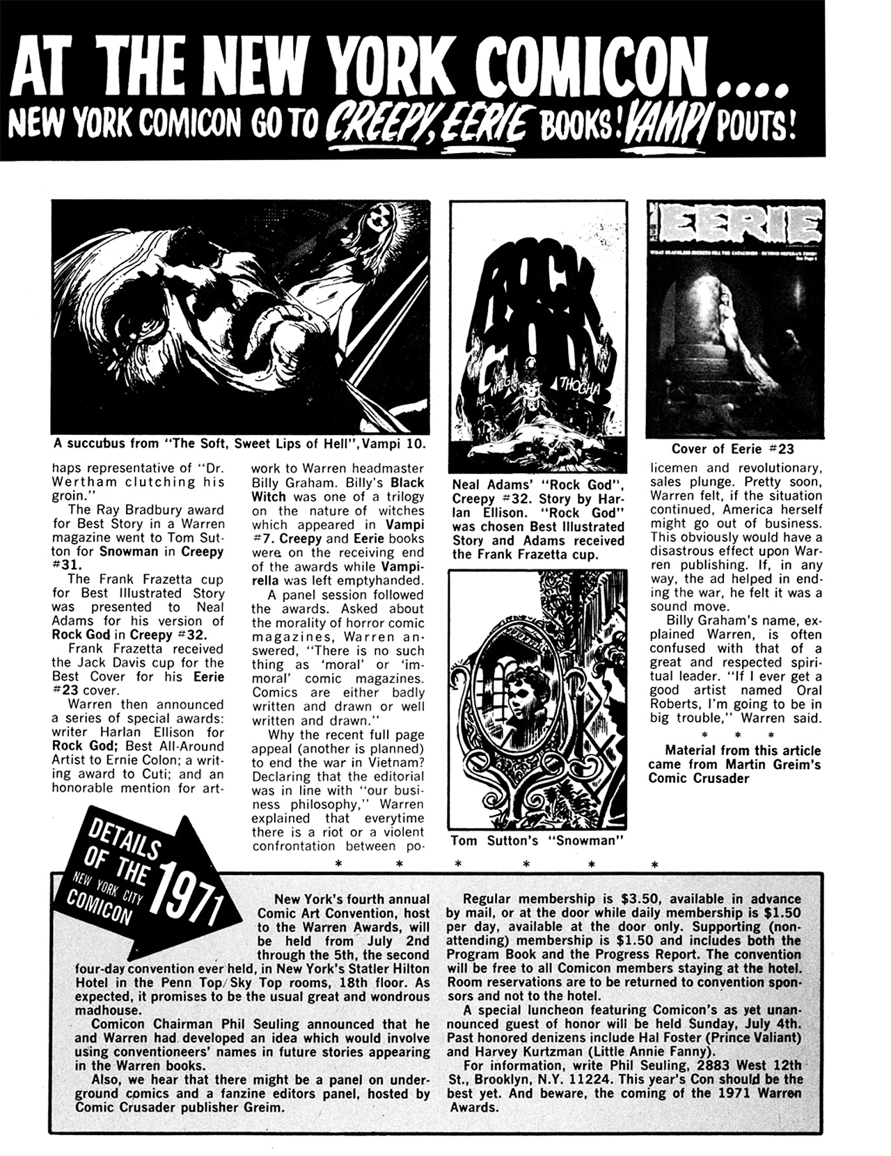 Read online Eerie Archives comic -  Issue # TPB 7 - 222
