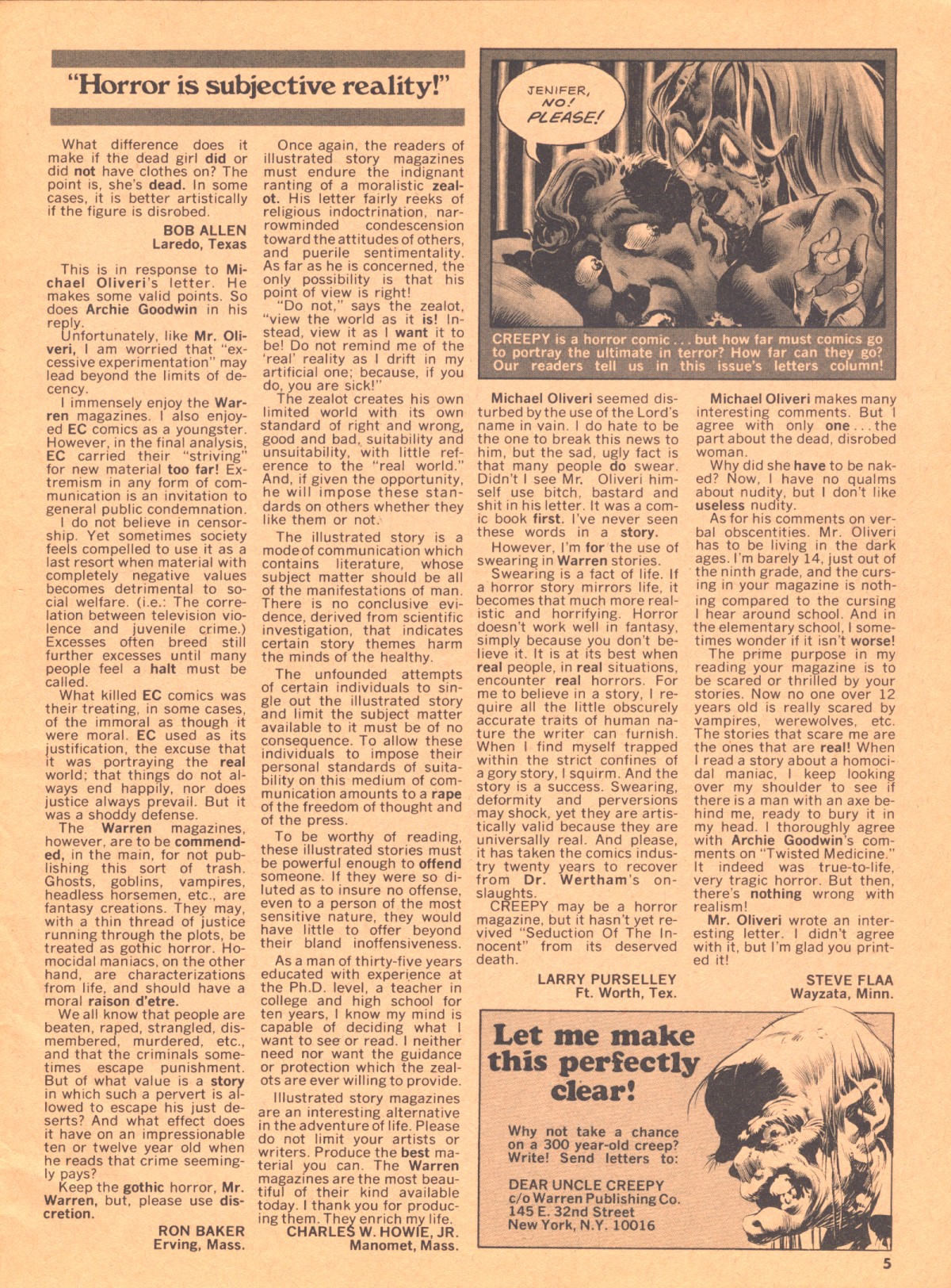 Read online Creepy (1964) comic -  Issue #67 - 5
