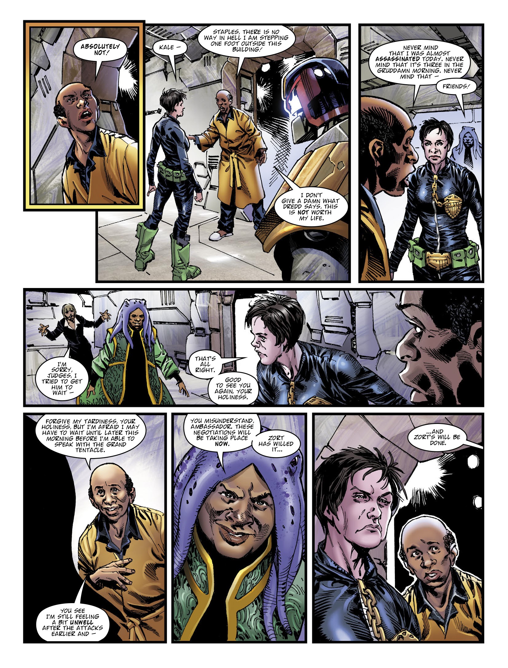 Read online Judge Dredd Megazine (Vol. 5) comic -  Issue #442 - 6