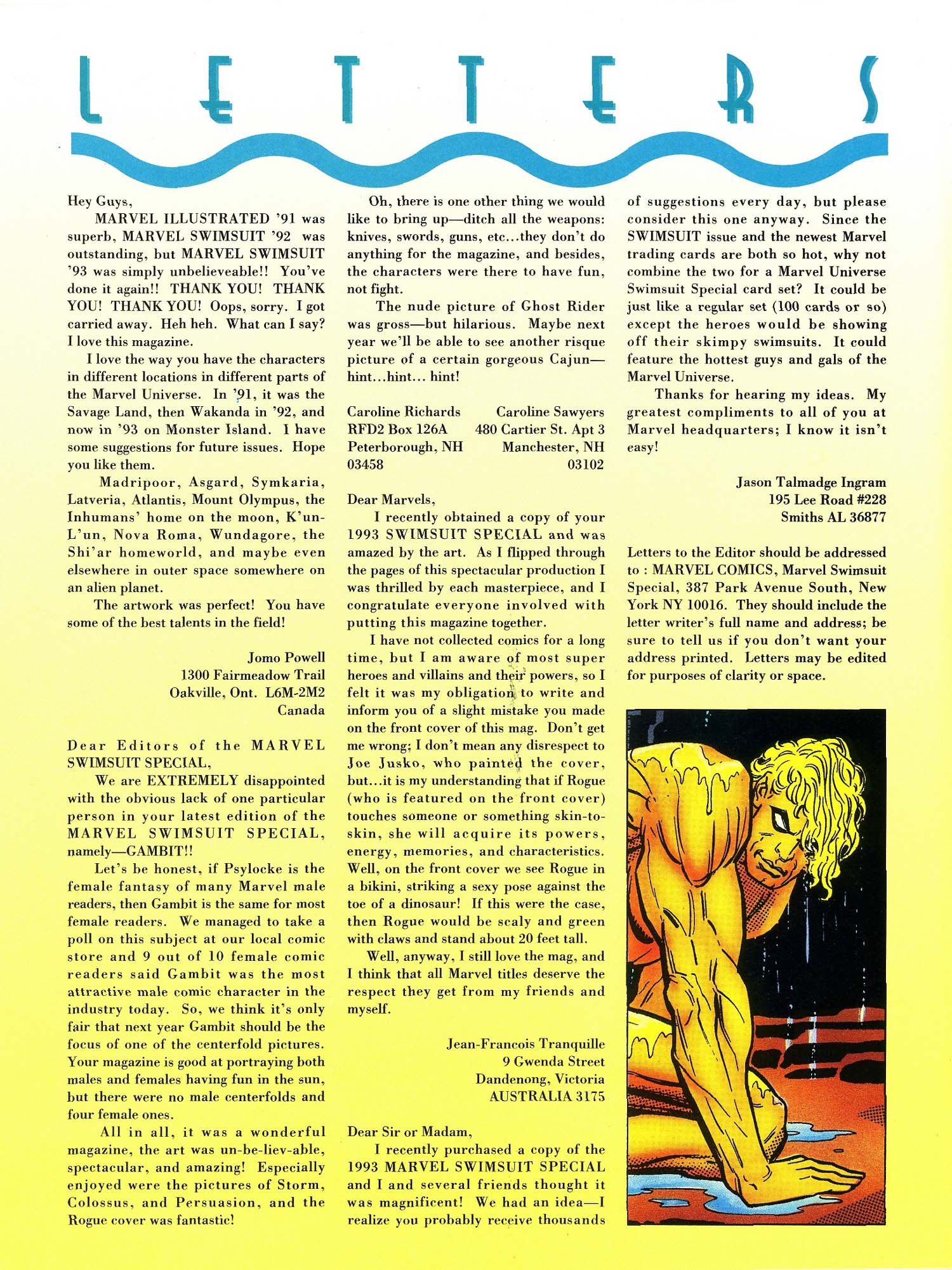Read online Marvel Swimsuit Special comic -  Issue #3 - 4