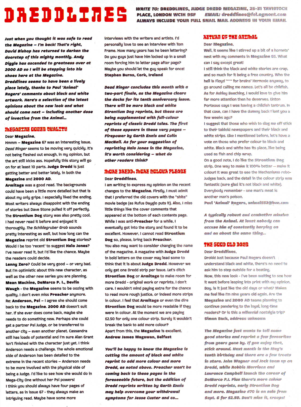 Read online Judge Dredd Megazine (vol. 3) comic -  Issue #69 - 47