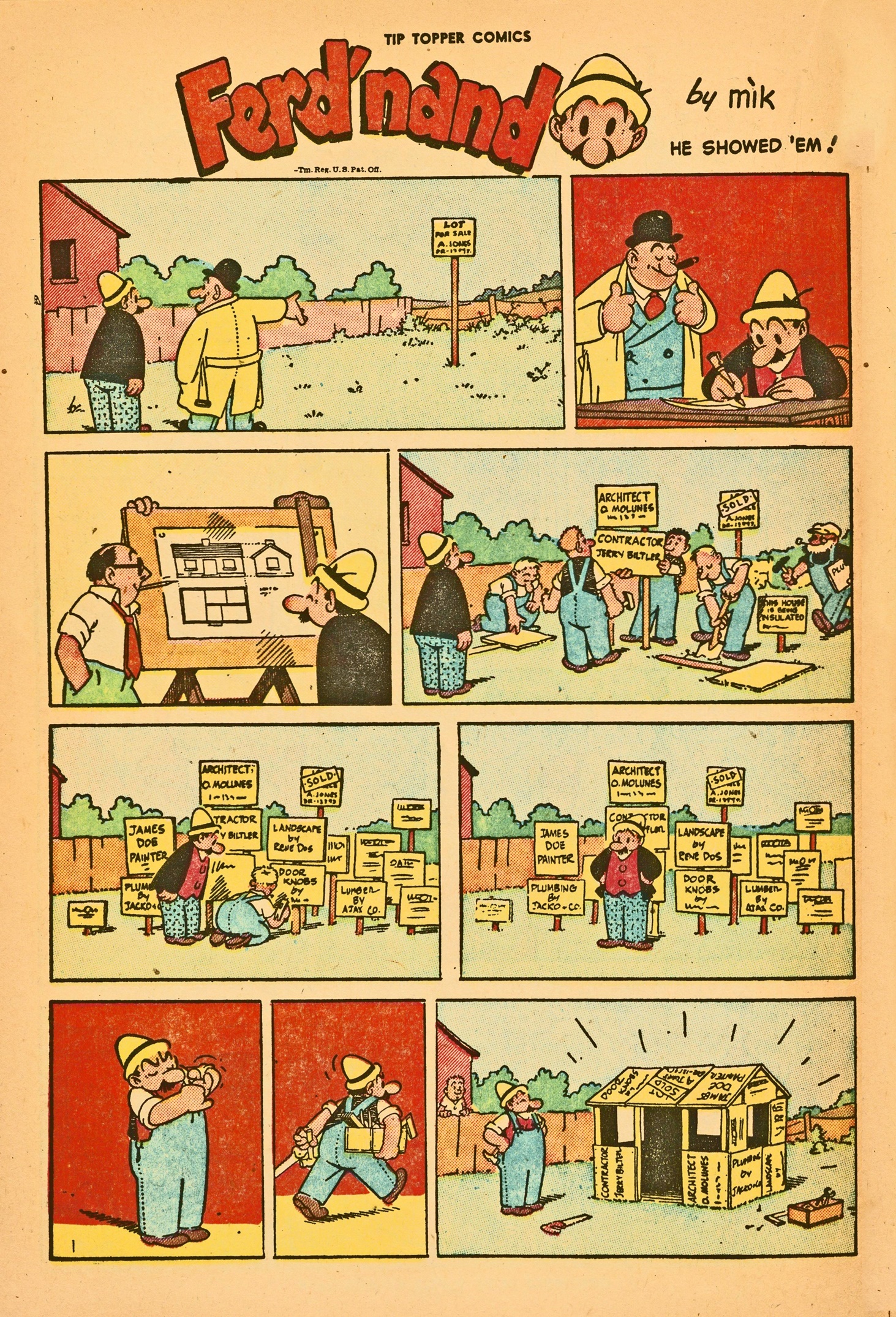 Read online Tip Topper Comics comic -  Issue #3 - 24