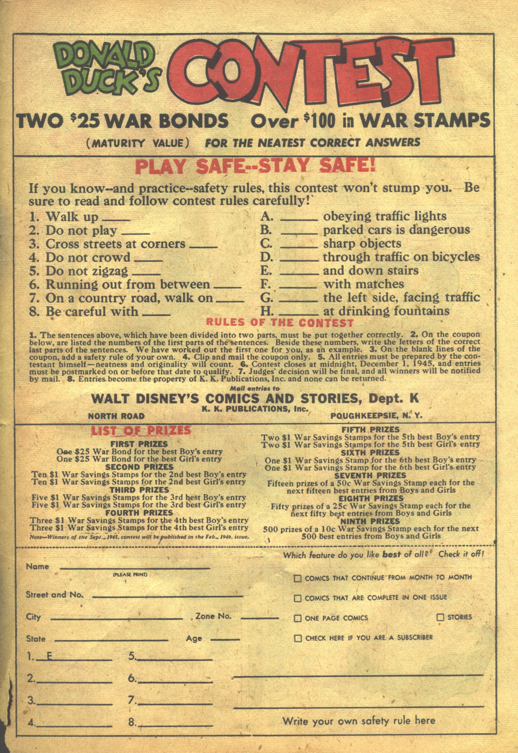 Read online Walt Disney's Comics and Stories comic -  Issue #62 - 45