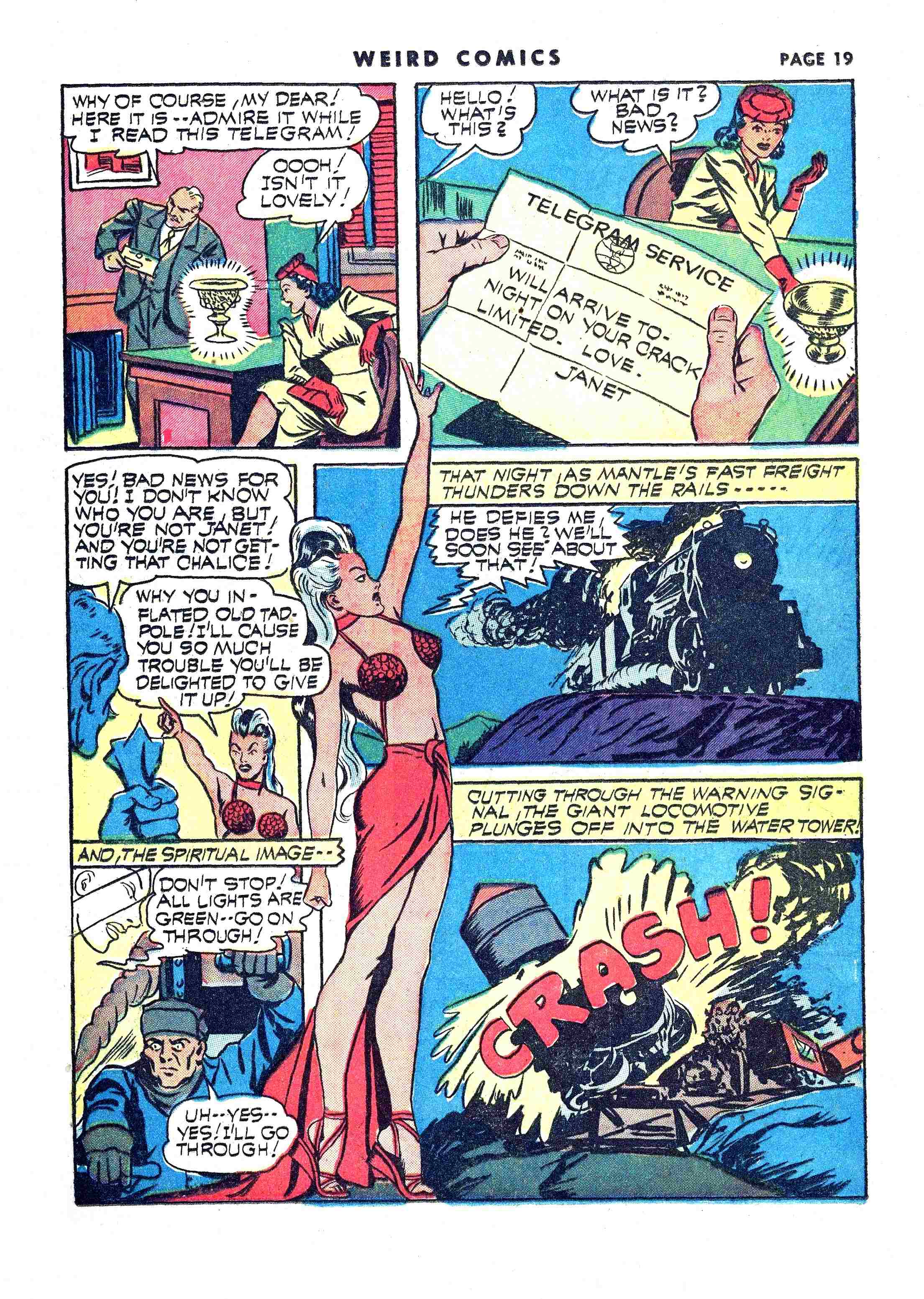 Read online Weird Comics comic -  Issue #18 - 21