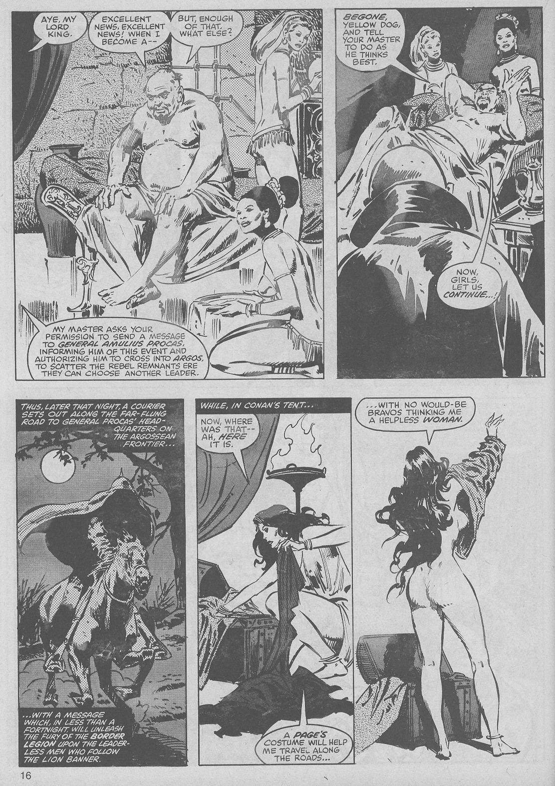 Read online The Savage Sword Of Conan comic -  Issue #50 - 16