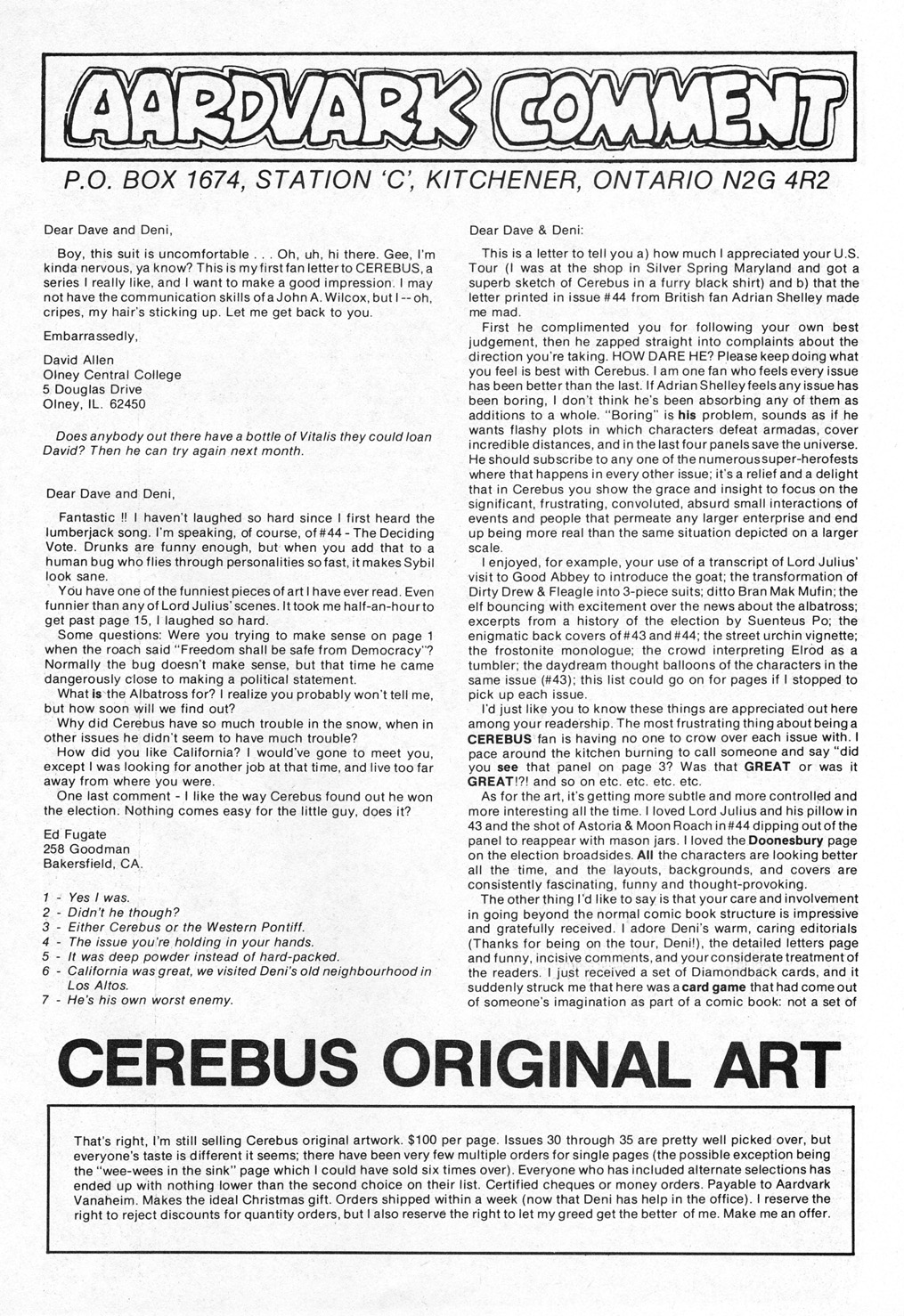 Cerebus Issue #46 #46 - English 29