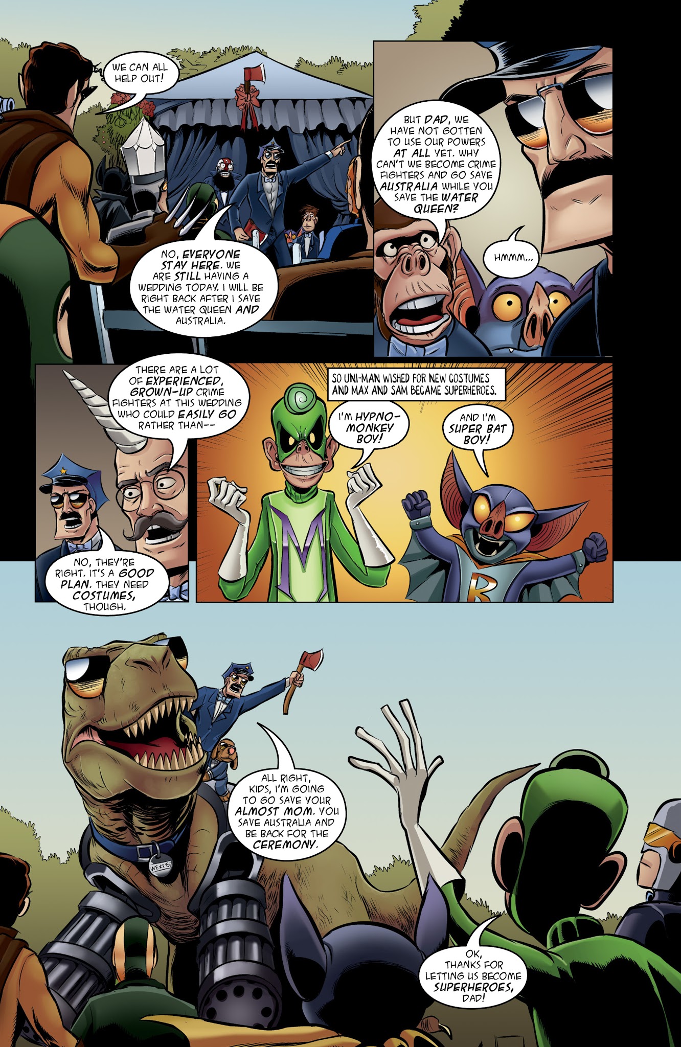 Read online Axe Cop comic -  Issue # TPB 5 - 115