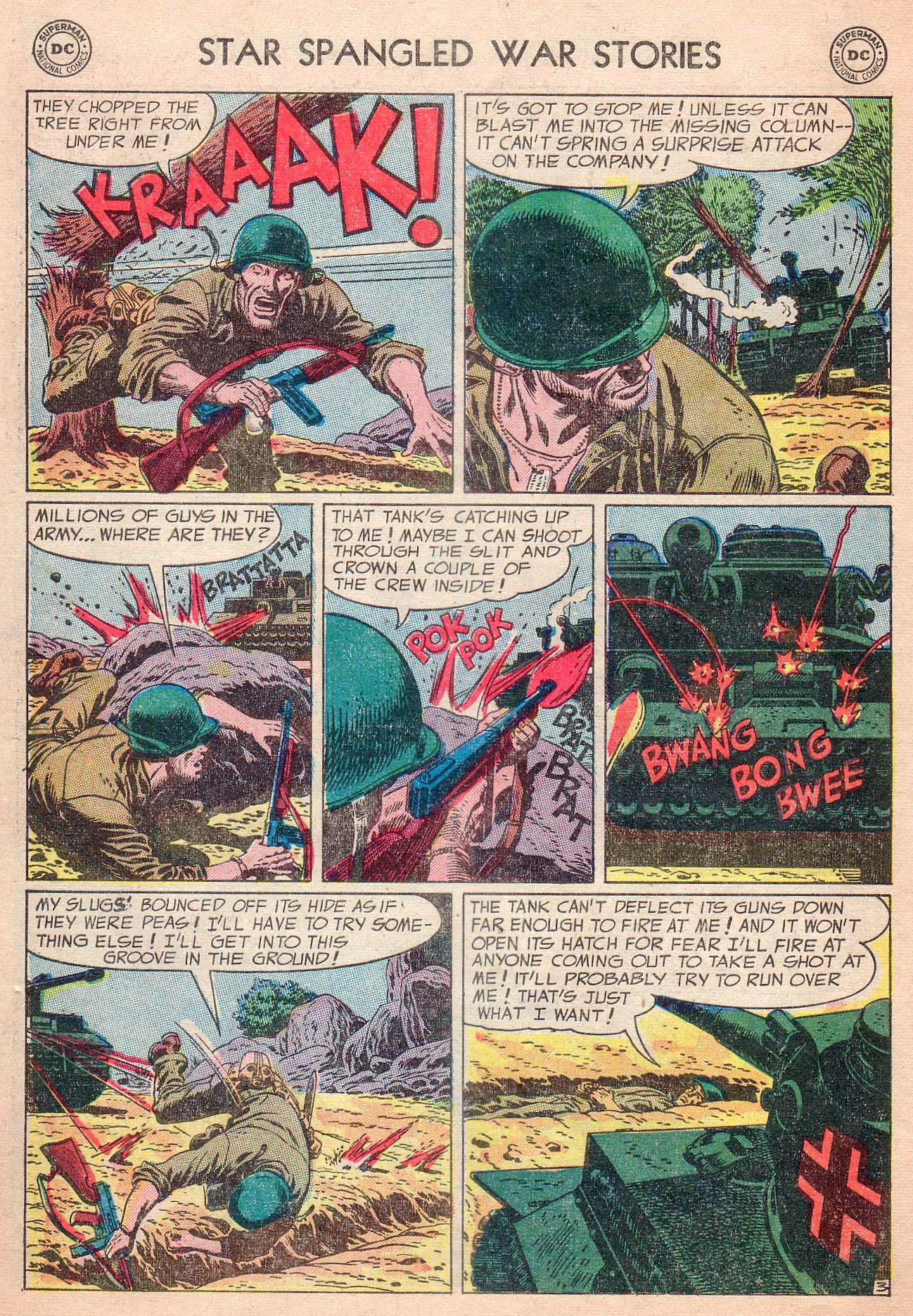 Read online Star Spangled War Stories (1952) comic -  Issue #27 - 30