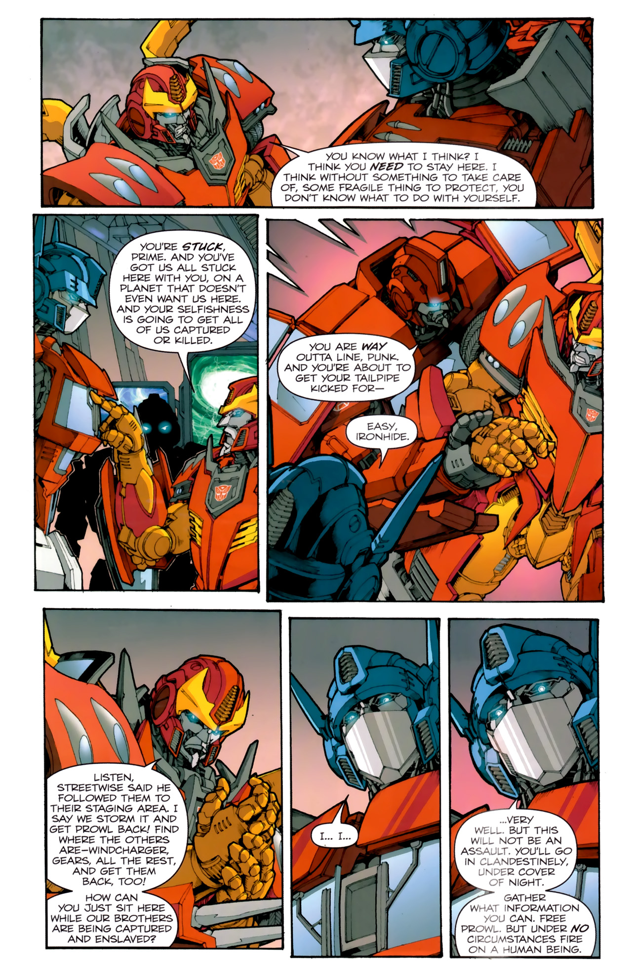 Read online The Transformers (2009) comic -  Issue #1 - 18