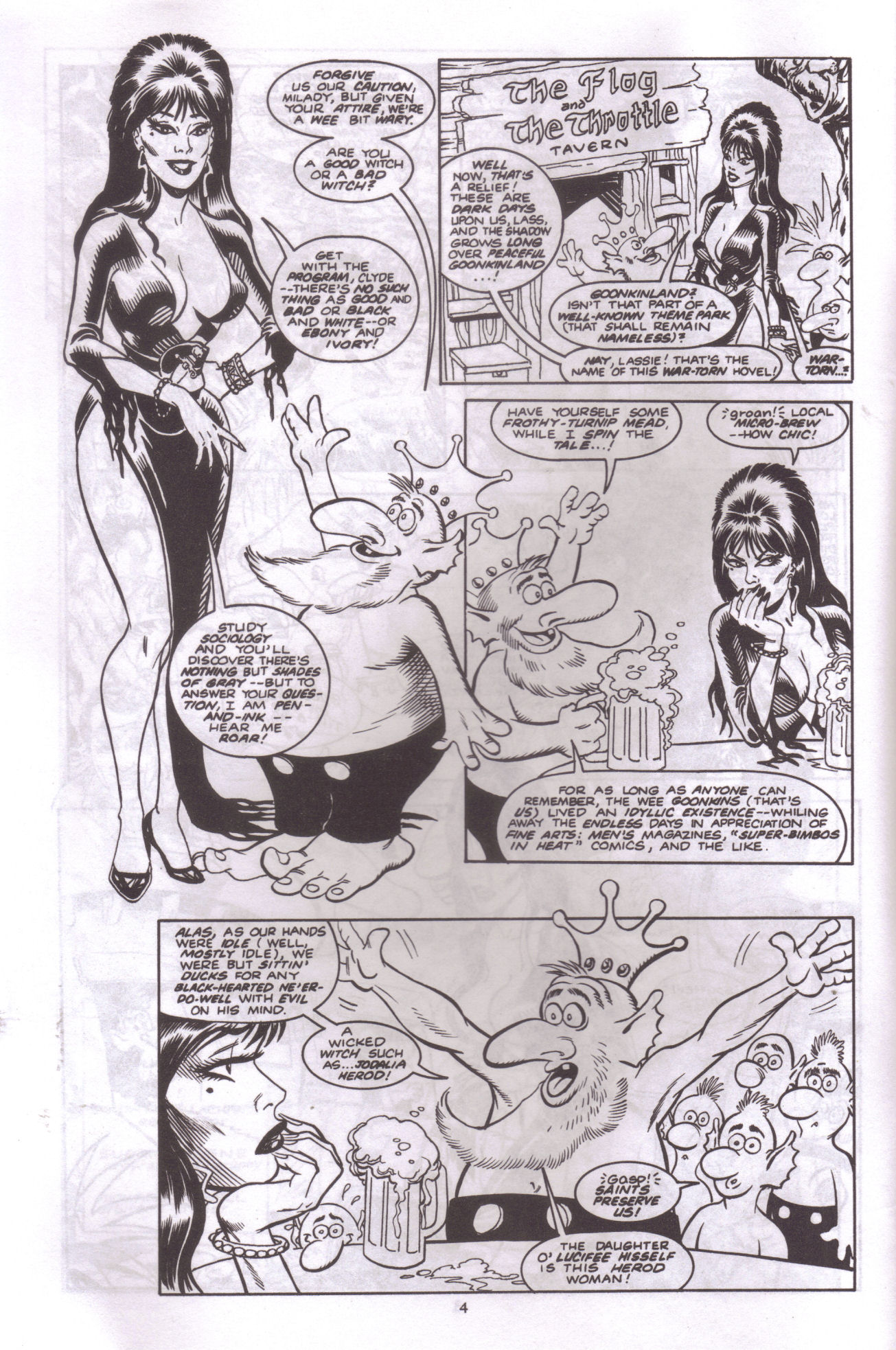 Read online Elvira, Mistress of the Dark comic -  Issue #49 - 6