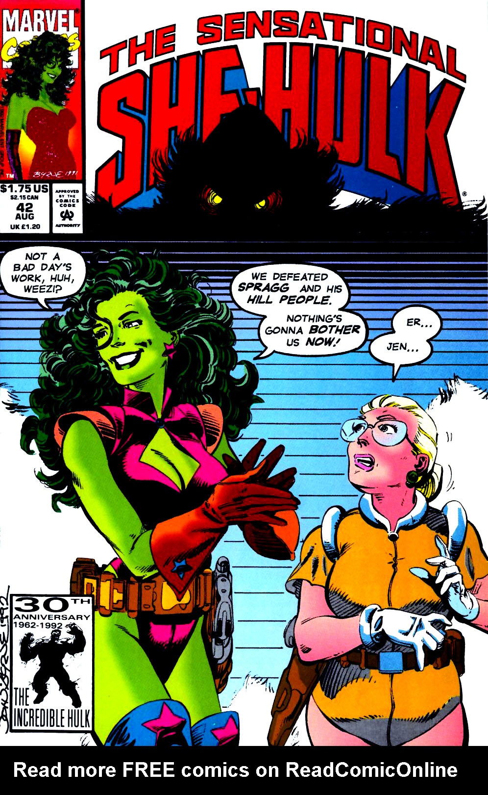 Read online The Sensational She-Hulk comic -  Issue #42 - 1