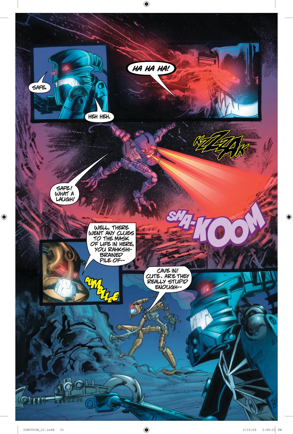 Read online Bionicle: Ignition comic -  Issue #1 - 18