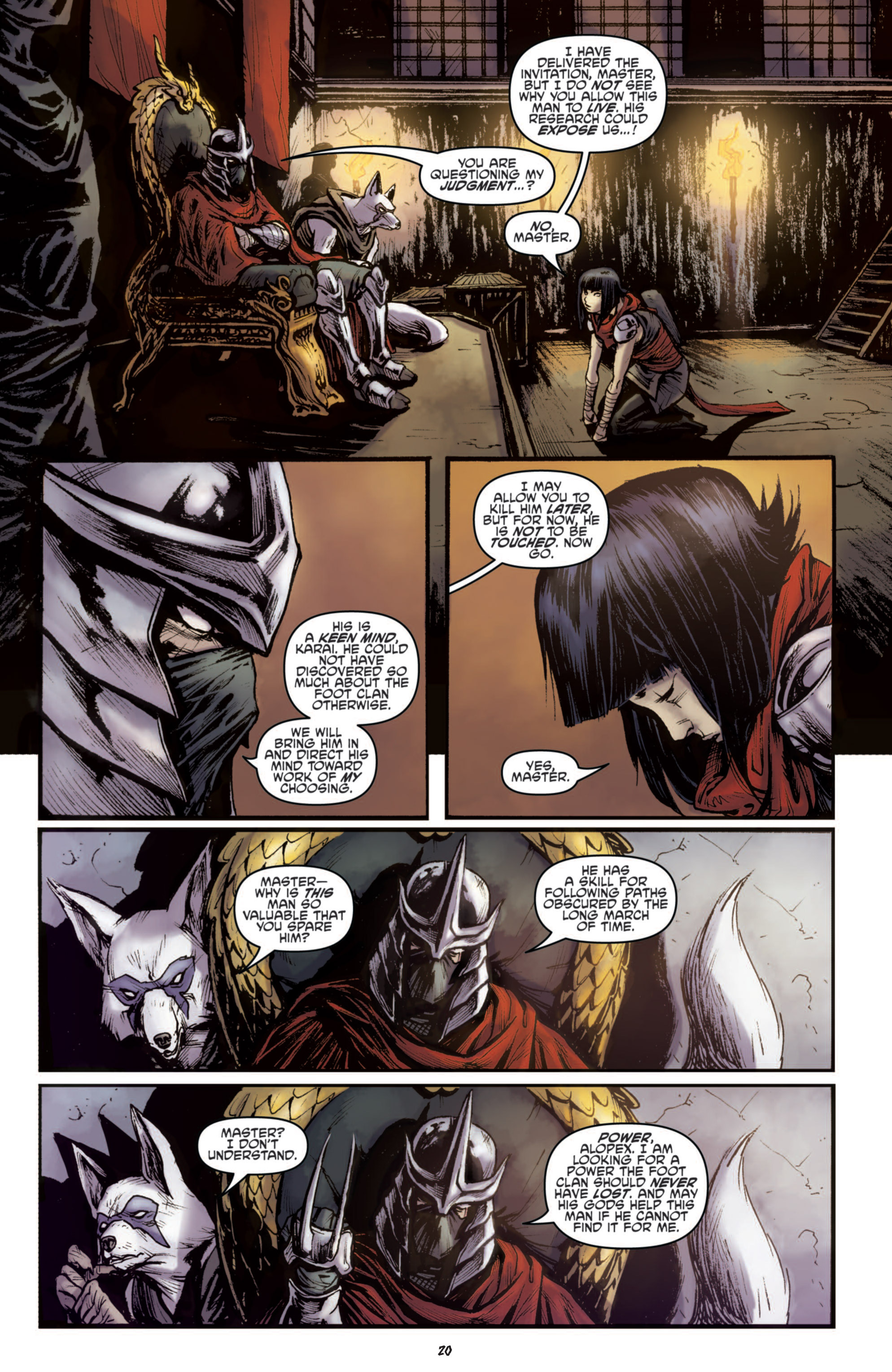 Read online Teenage Mutant Ninja Turtles: The Secret History of the Foot Clan comic -  Issue #1 - 22