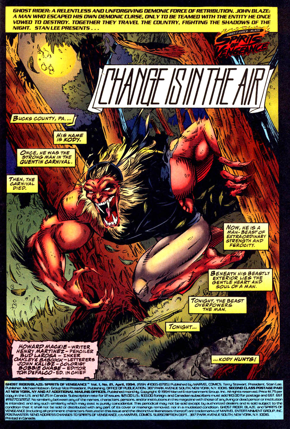 Read online Ghost Rider/Blaze: Spirits of Vengeance comic -  Issue #21 - 2