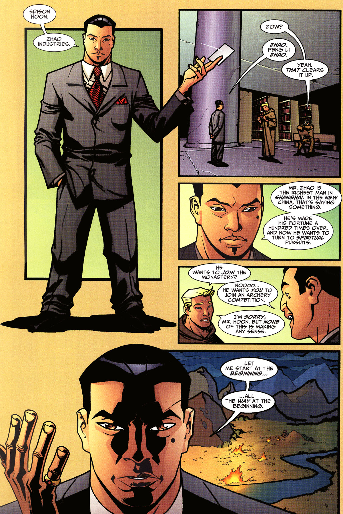 Read online Connor Hawke:  Dragon's Blood comic -  Issue #1 - 7