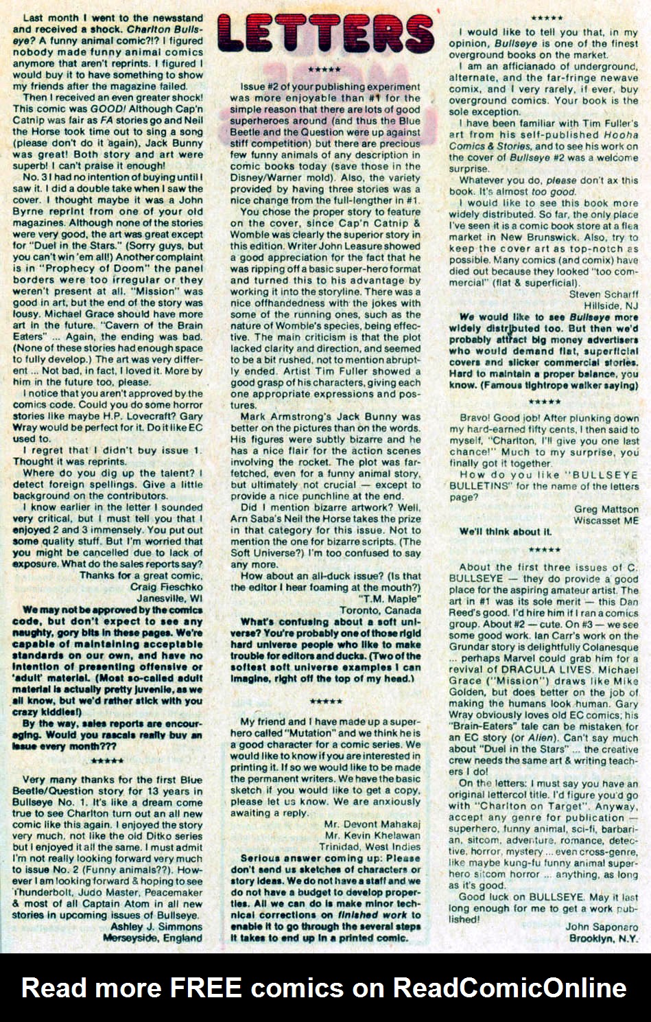 Read online Charlton Bullseye (1981) comic -  Issue #6 - 24