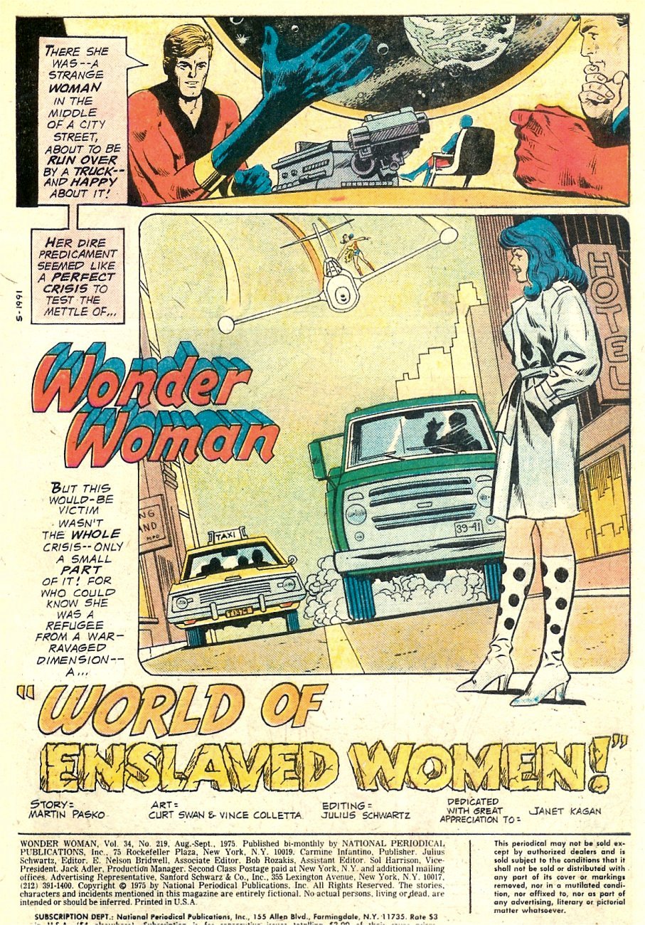 Read online Wonder Woman (1942) comic -  Issue #219 - 2