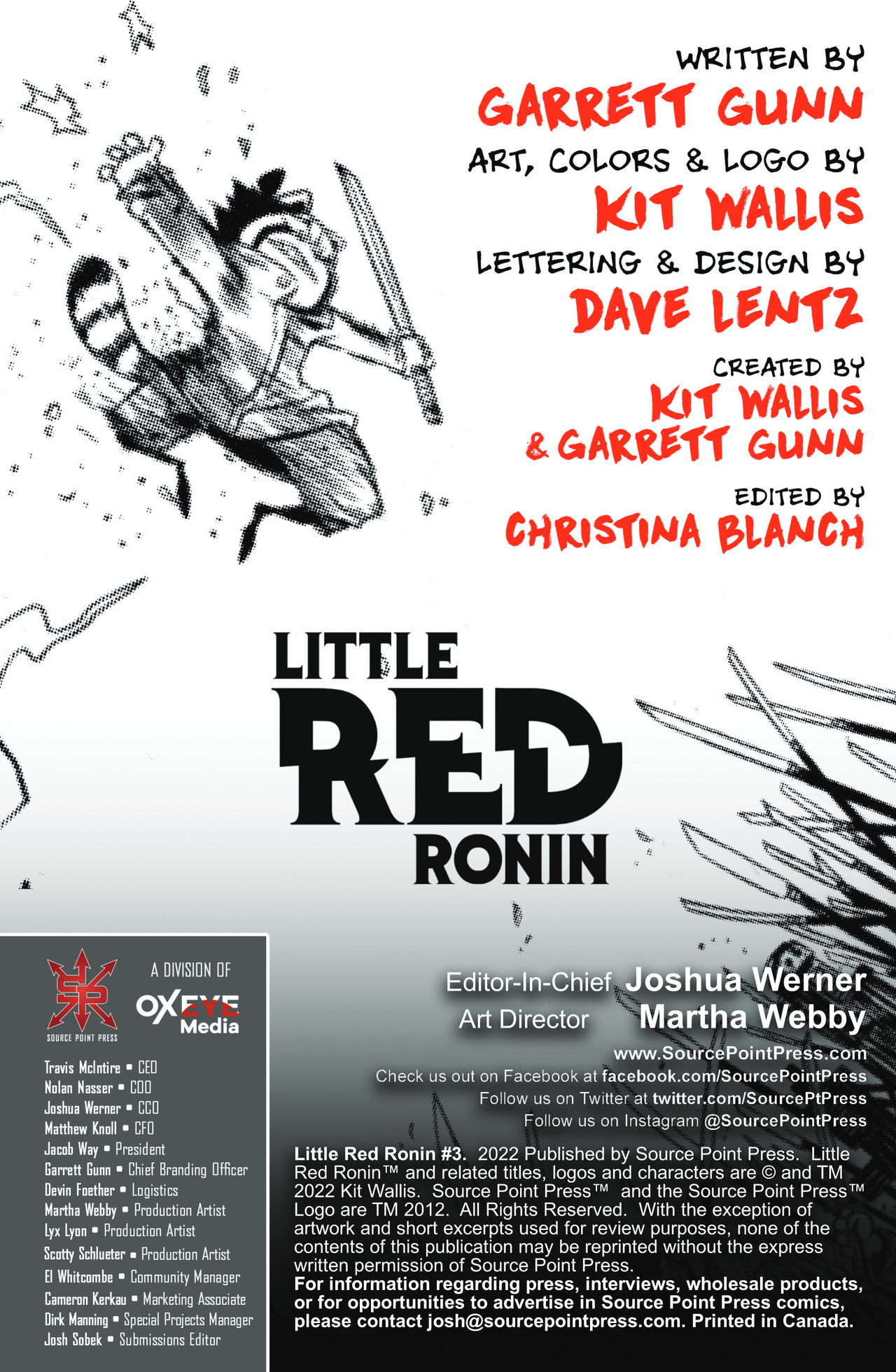 Read online Little Red Ronin comic -  Issue #3 - 2