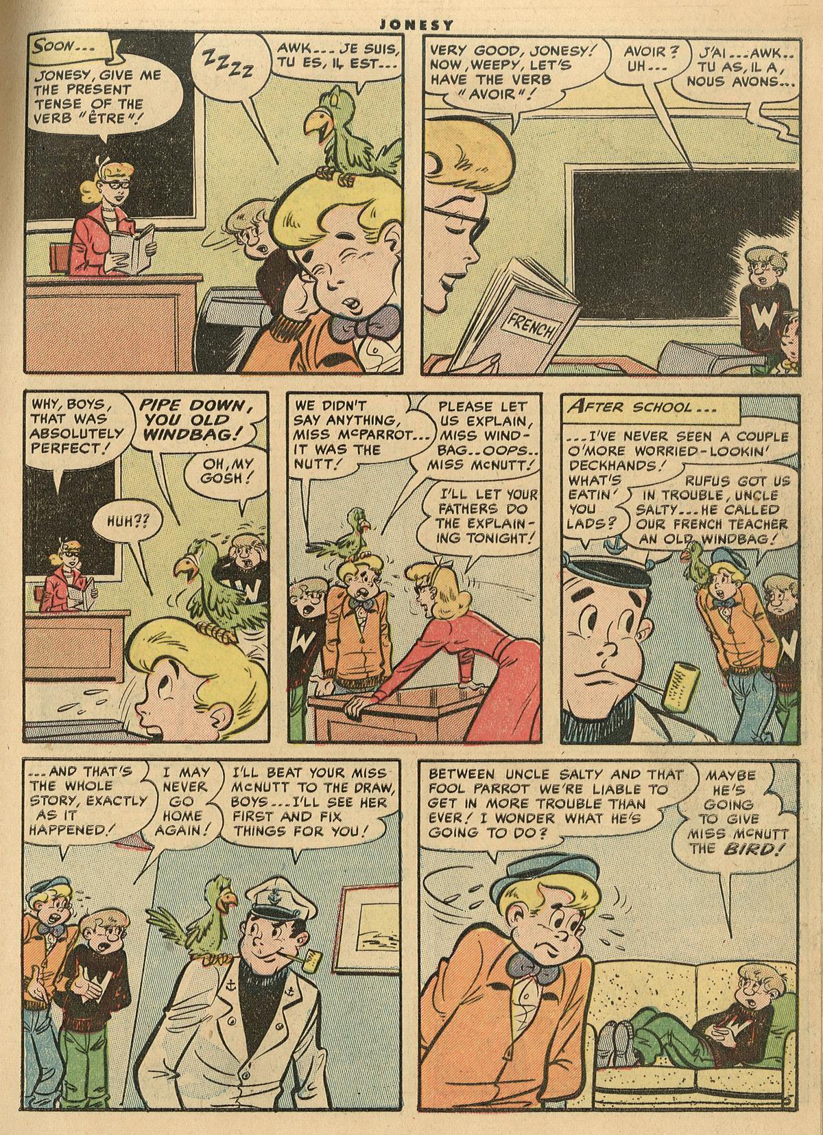 Read online Jonesy (1953) comic -  Issue #5 - 7