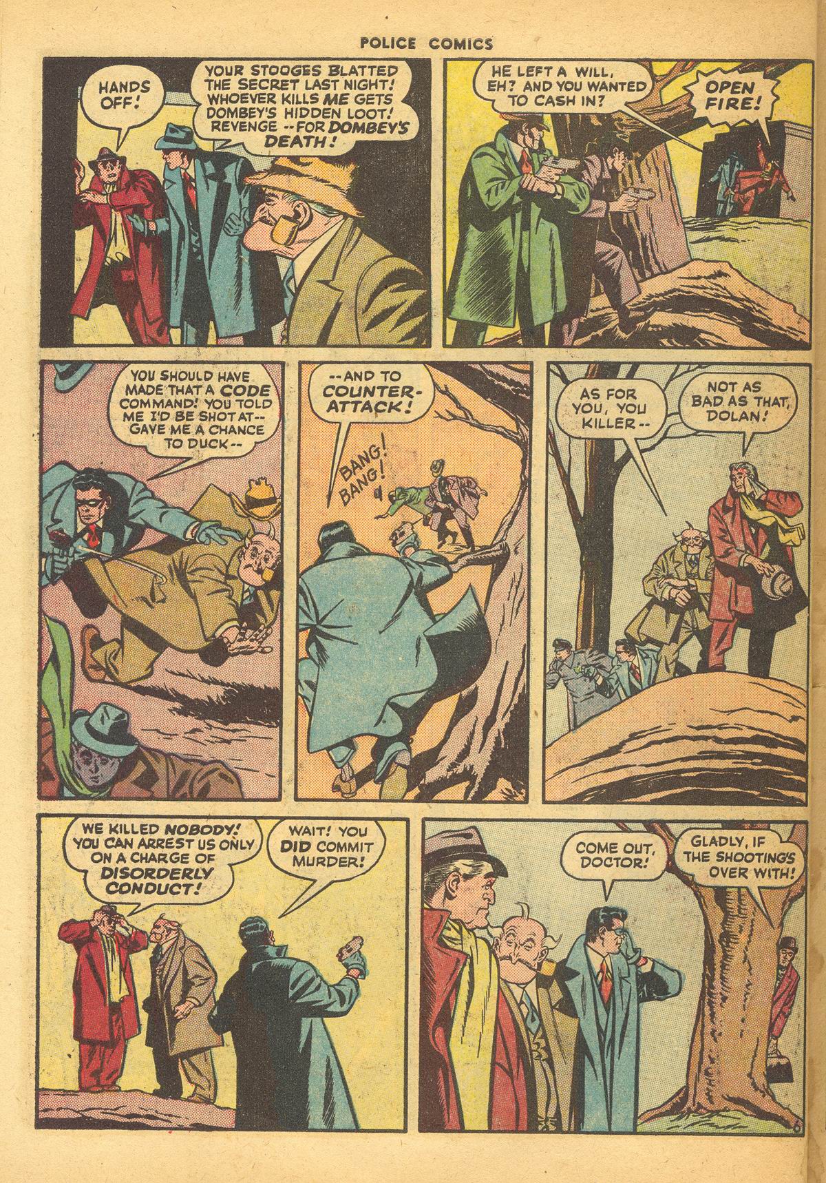 Read online Police Comics comic -  Issue #64 - 56