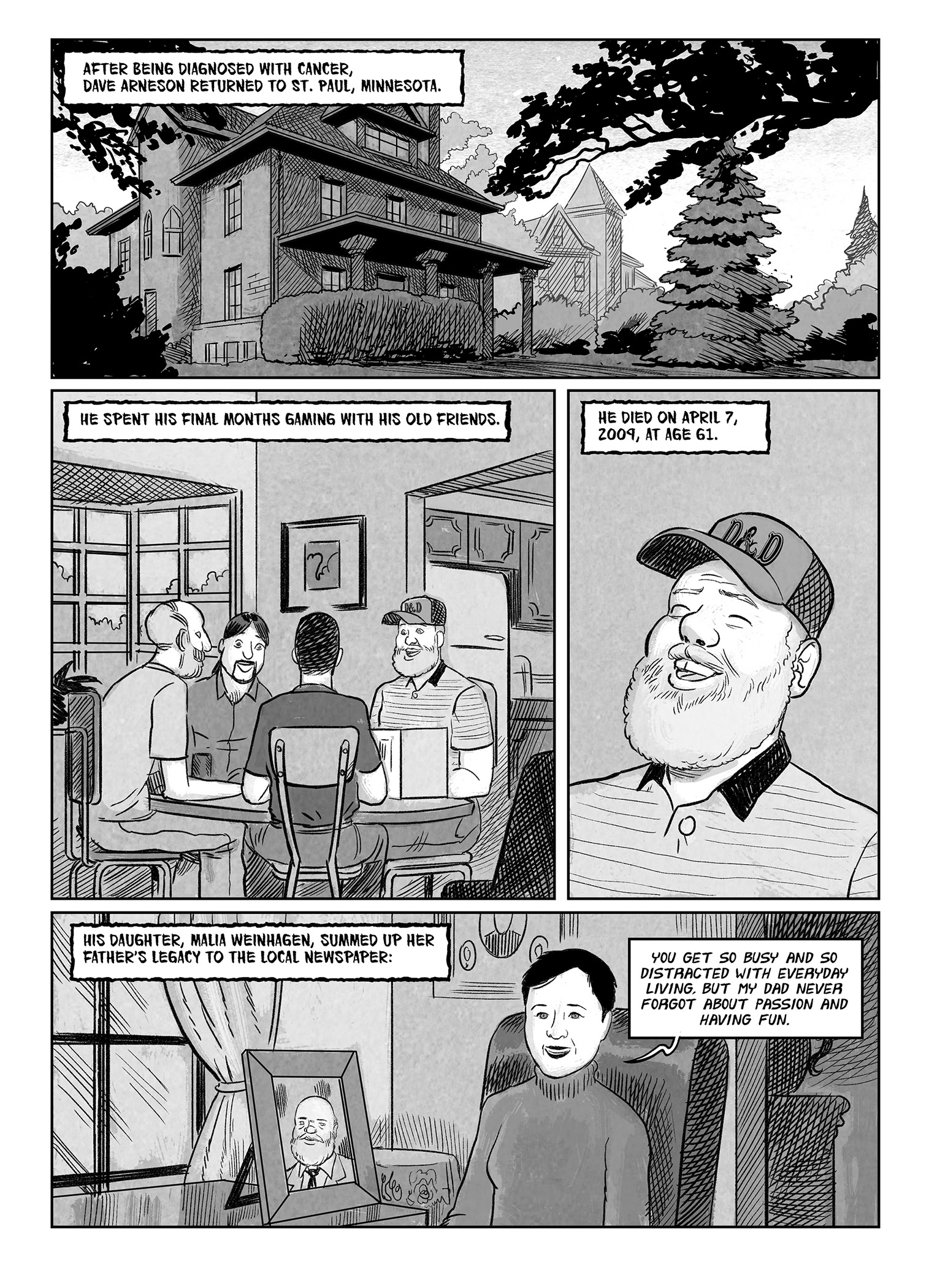 Read online Rise of the Dungeon Master: Gary Gygax and the Creation of D&D comic -  Issue # TPB - 124