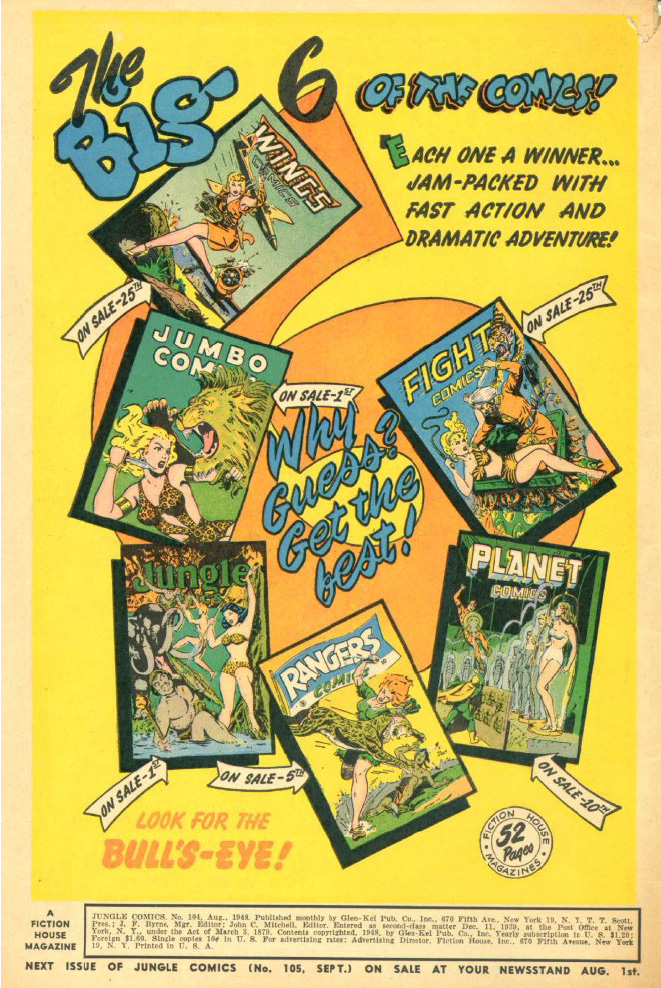 Read online Jungle Comics comic -  Issue #104 - 2