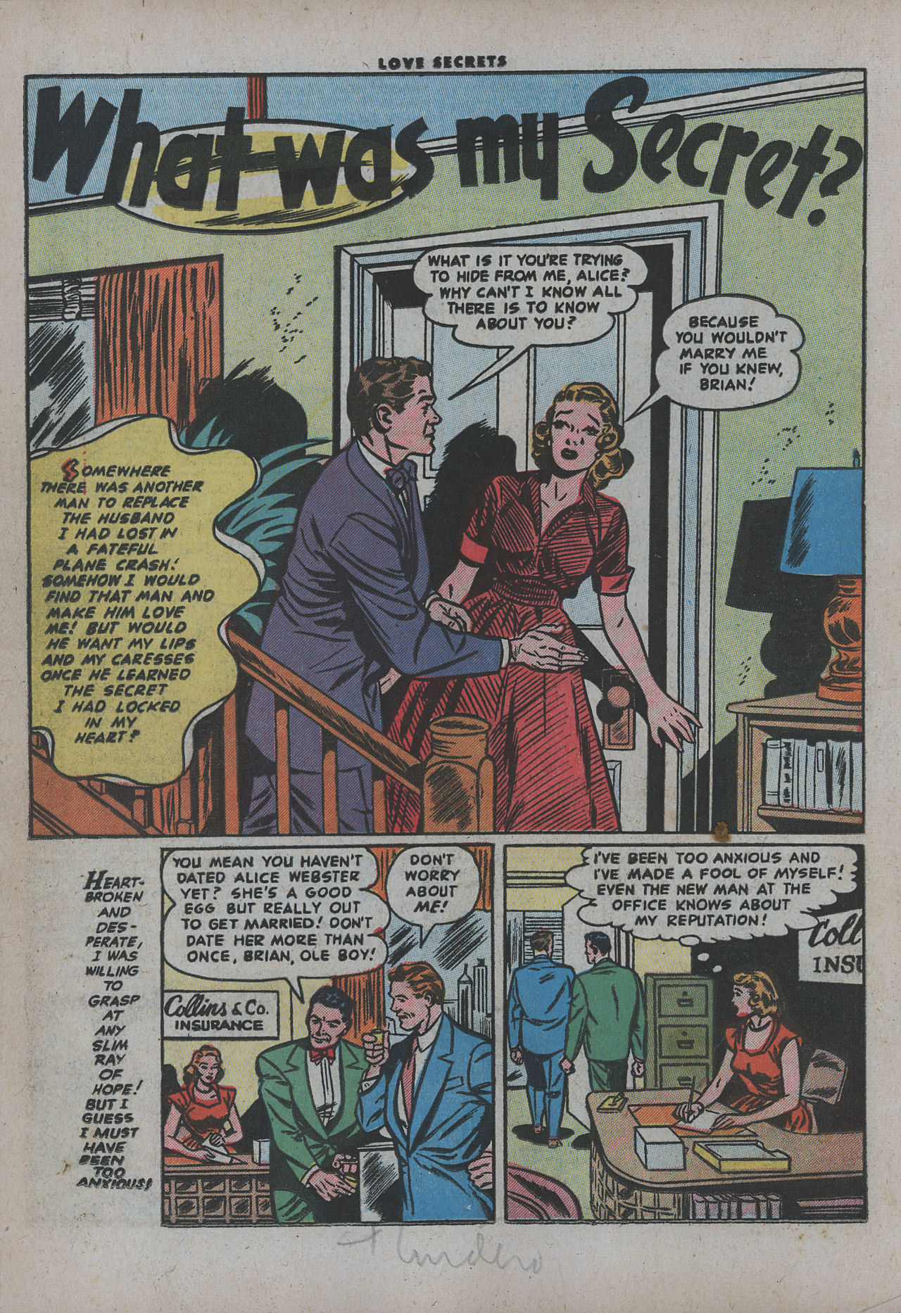 Read online Love Secrets (1953) comic -  Issue #48 - 12