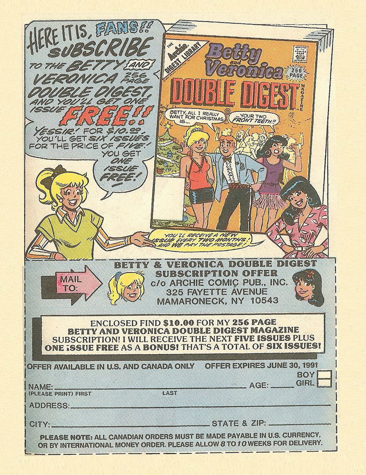 Read online Betty and Veronica Digest Magazine comic -  Issue #23 - 71