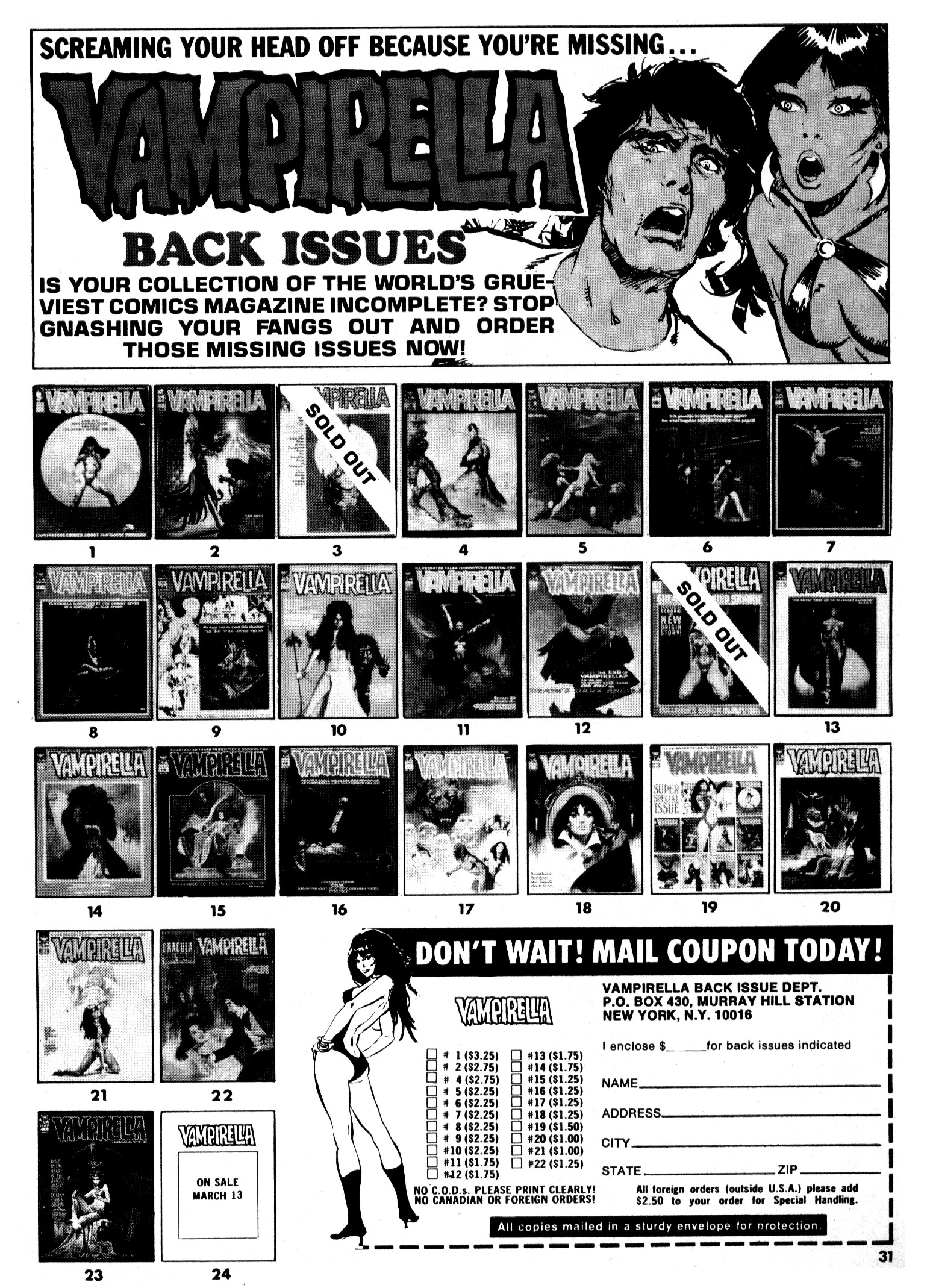 Read online Vampirella (1969) comic -  Issue #23 - 31
