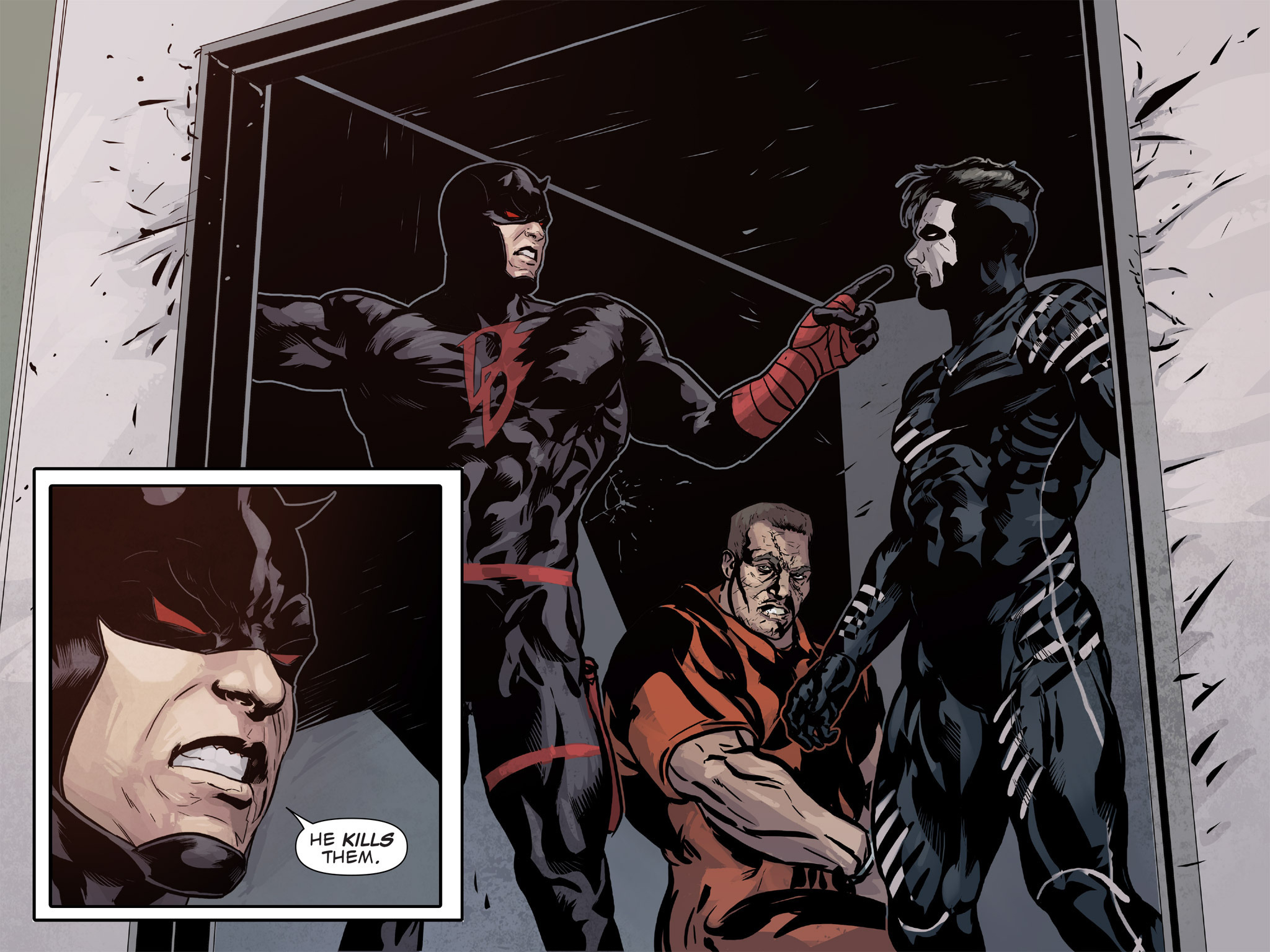 Read online Daredevil / Punisher : The Seventh Circle comic -  Issue #2 - 23