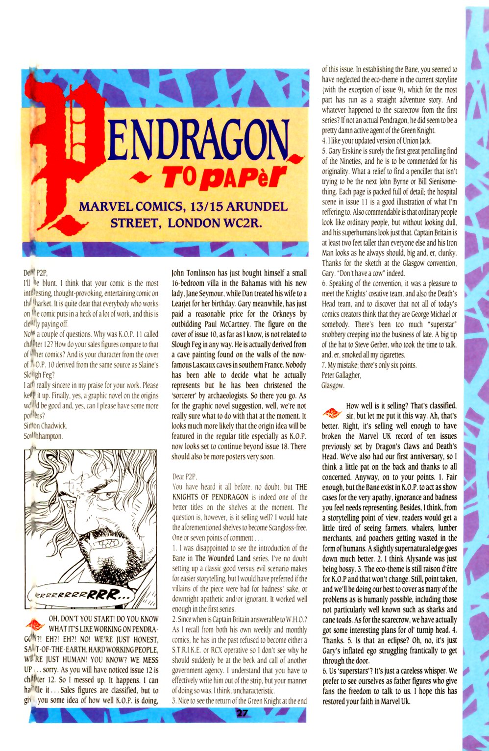 Read online The Knights of Pendragon comic -  Issue #13 - 27