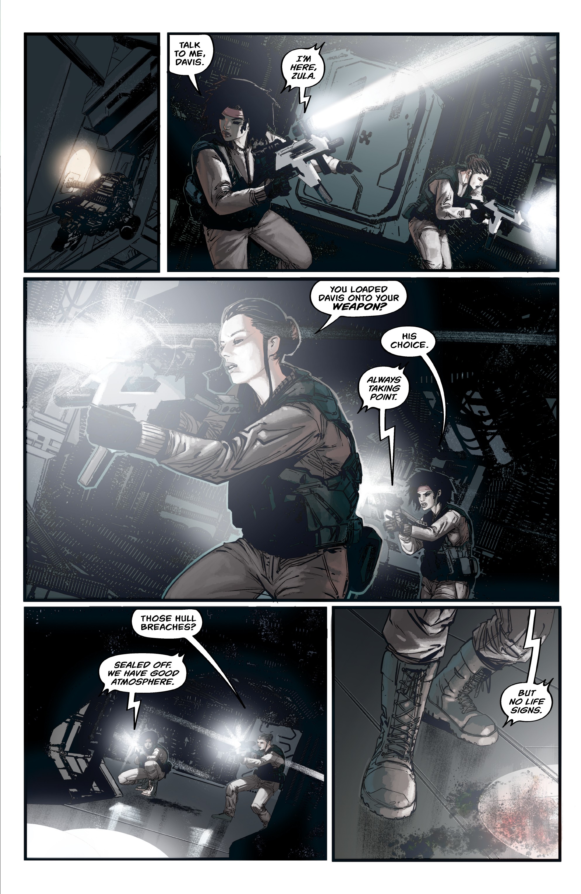 Read online Aliens: Resistance comic -  Issue #2 - 7