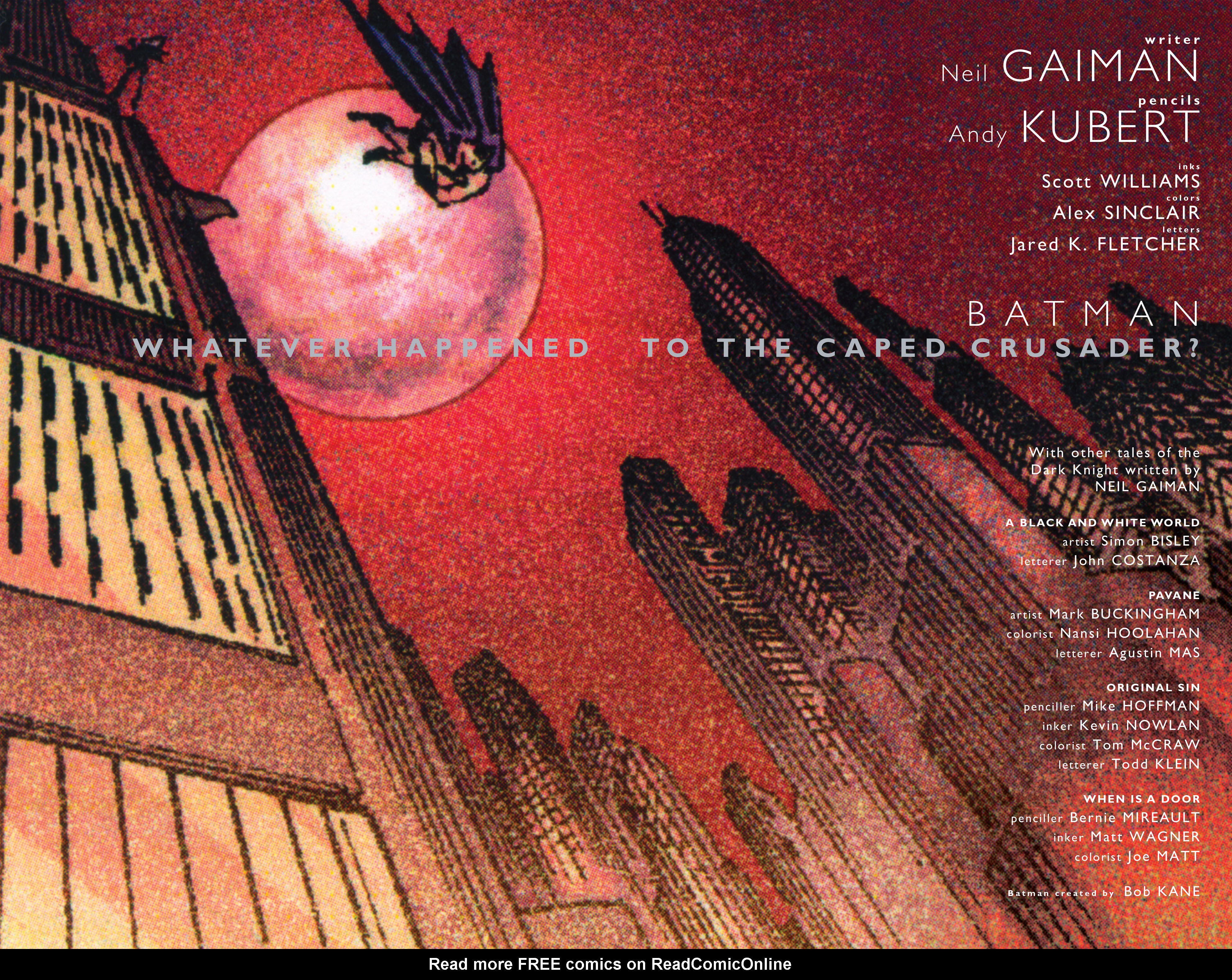 Read Online Batman Whatever Happened To The Caped Crusader Comic Issue Full