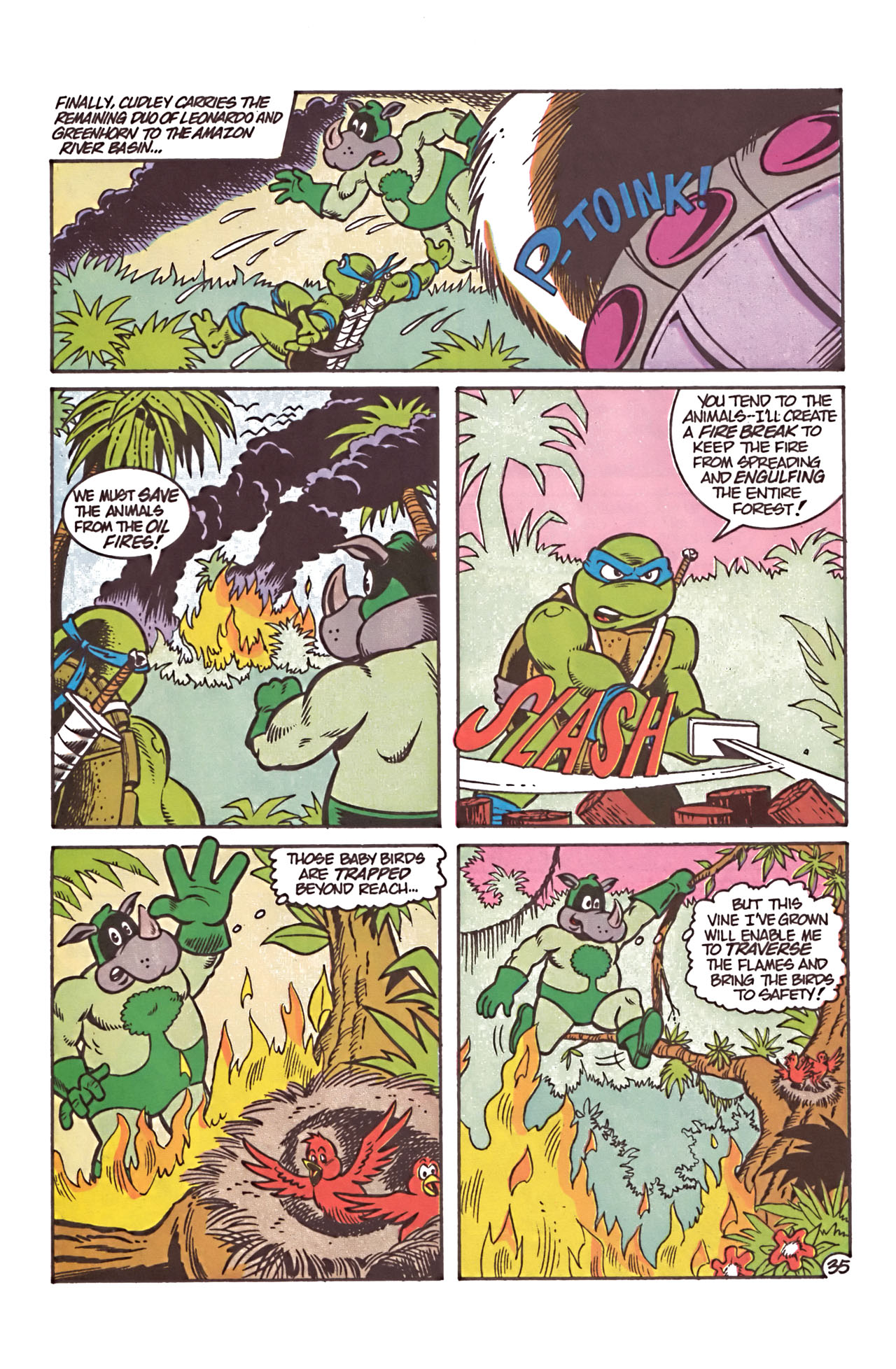 Read online Teenage Mutant Ninja Turtles Meet The Conservation Corps comic -  Issue # Full - 41