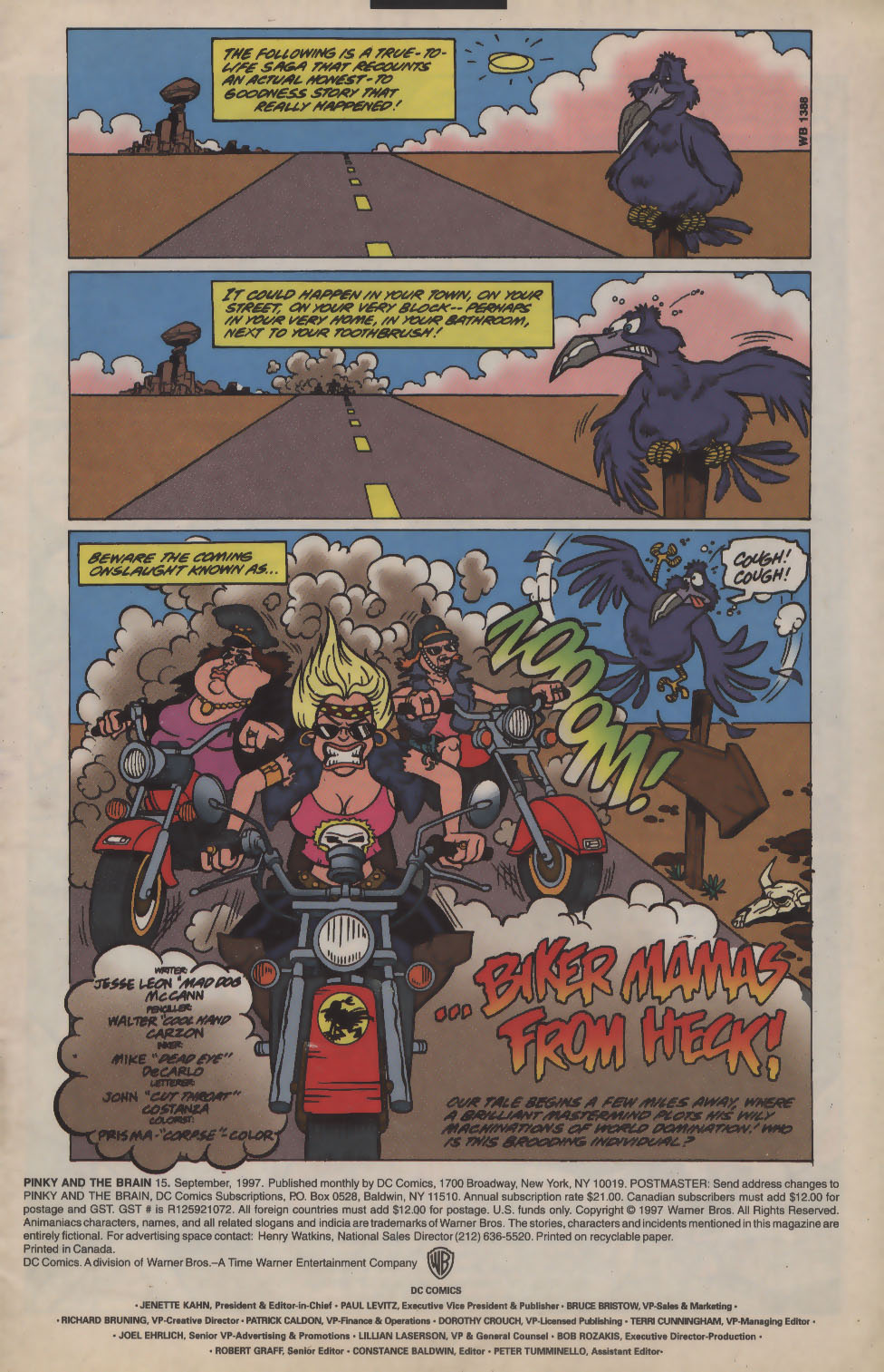 Read online Pinky and The Brain comic -  Issue #15 - 2