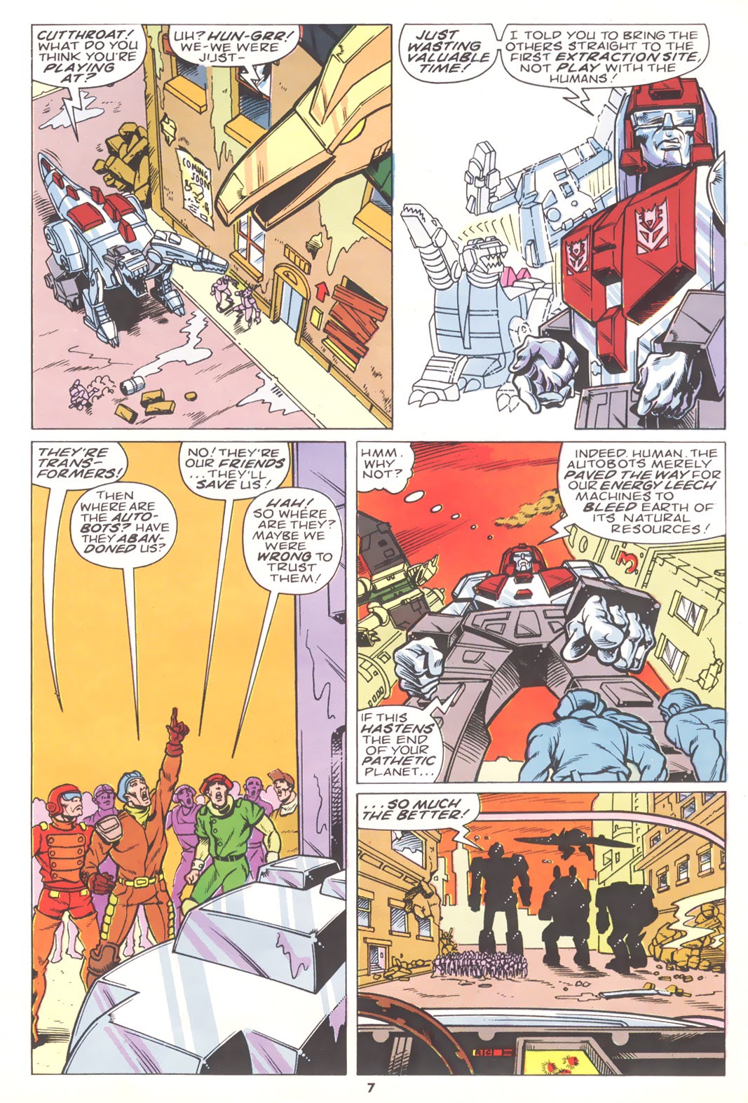 Read online The Transformers (UK) comic -  Issue #199 - 7