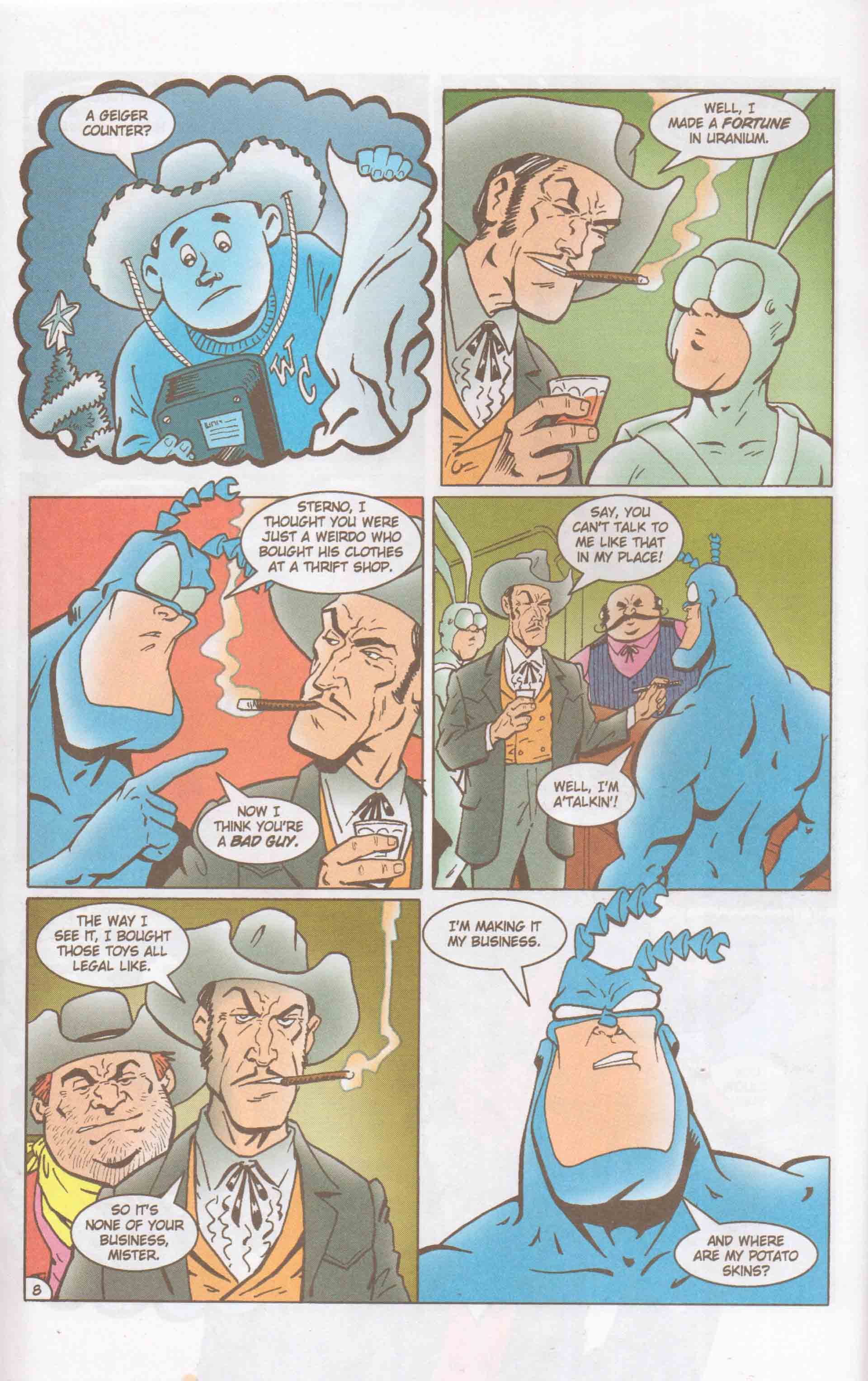Read online The Tick: Big Red-N-Green Christmas Spectacle comic -  Issue # Full - 10